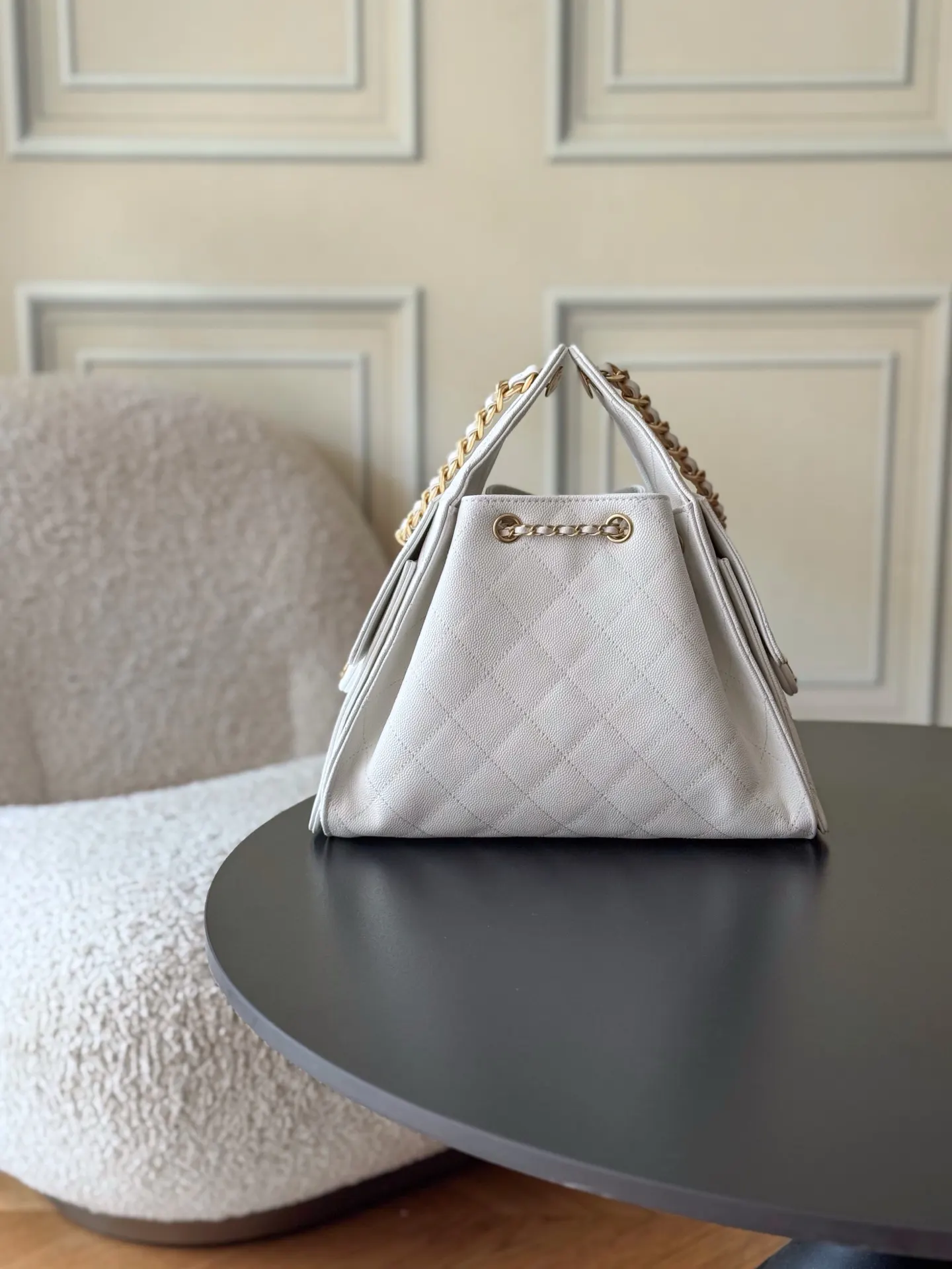 CHANEL Hobo 牛皮 腋下包 复古腋下背款