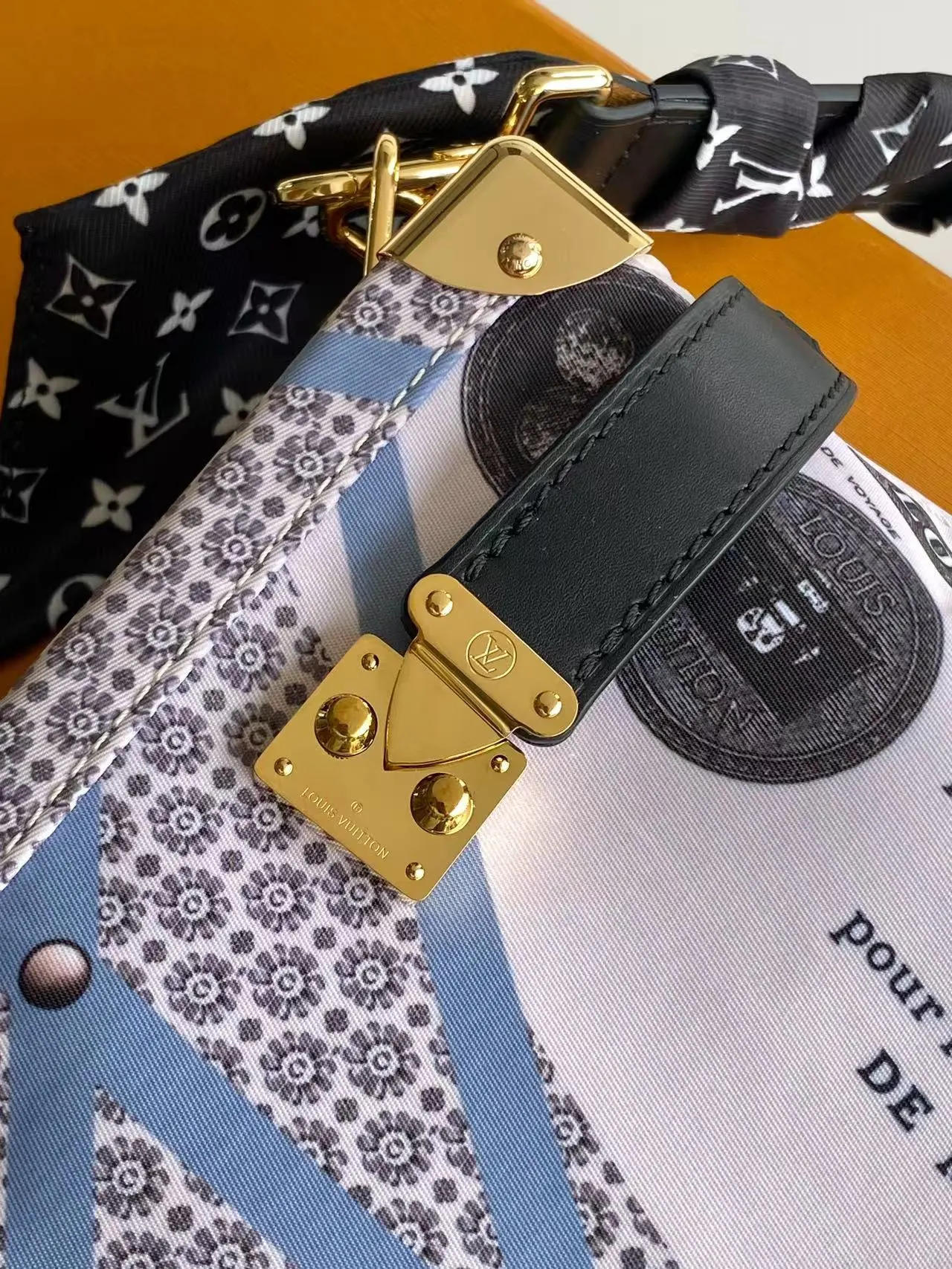 LV 牛皮 动态 Side Trunk 中号手袋出自 收納包 旅行收納款