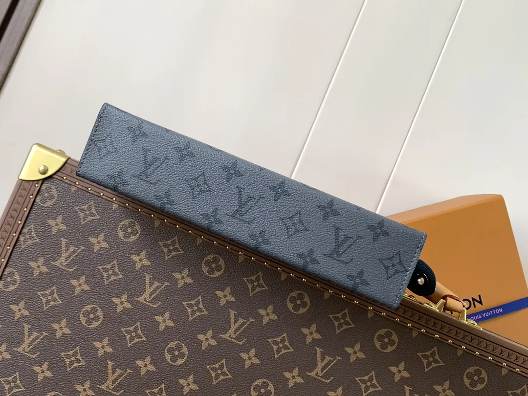 Monogram Clutch Bag Leather