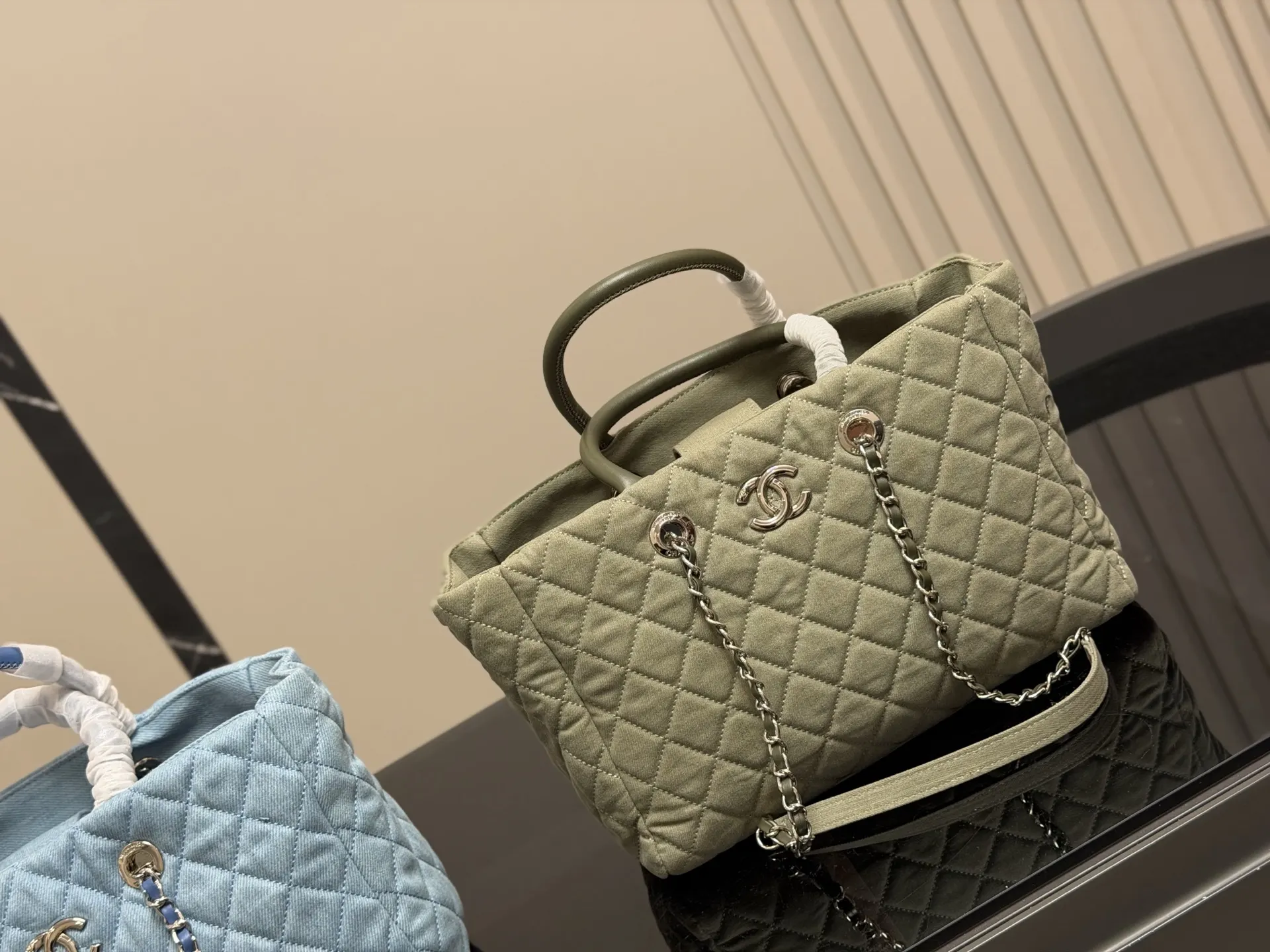 CHANEL 链条托特包 复古优雅 链条托特包 复古 大容量托特款