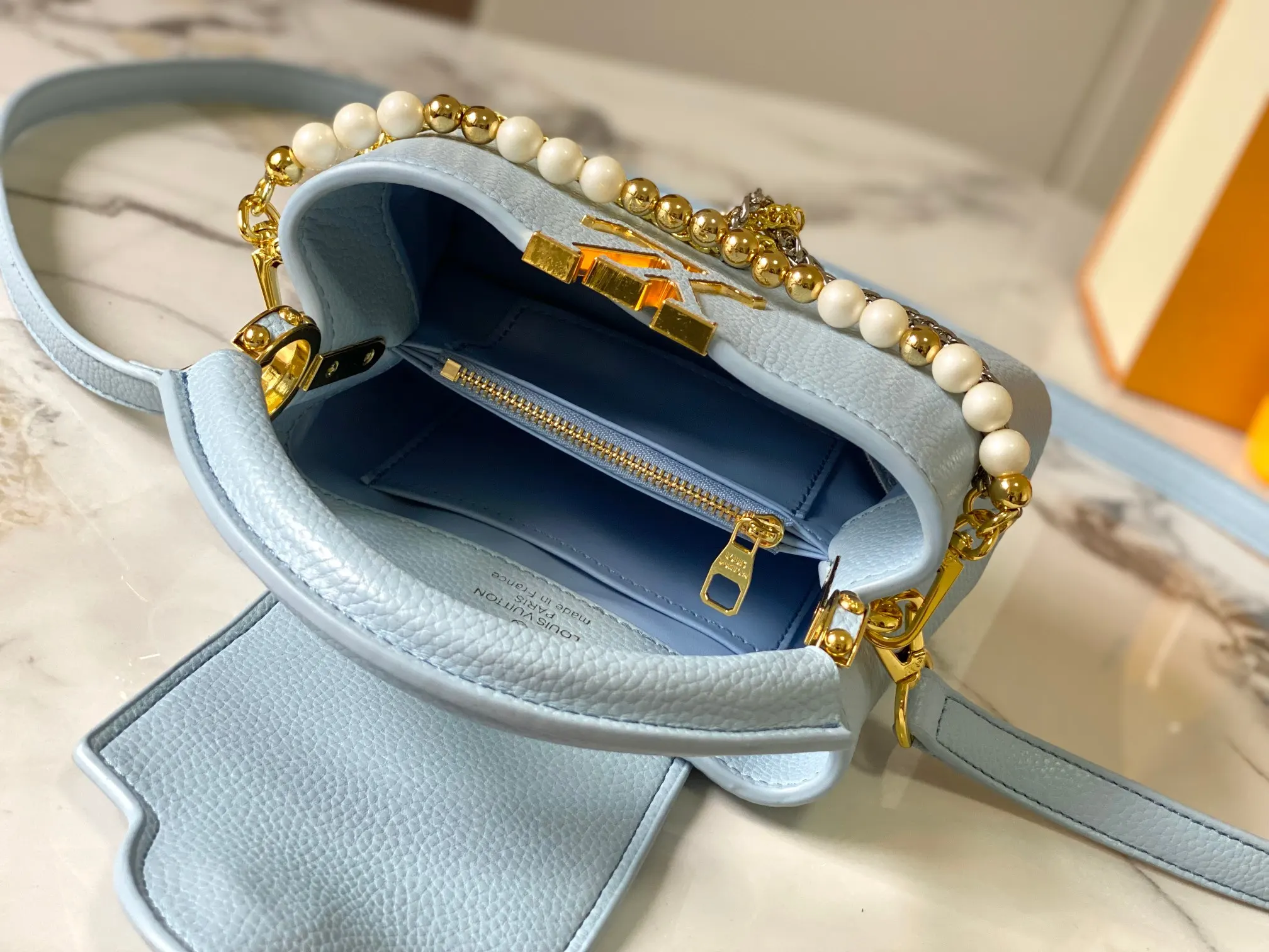 Capucines 牛皮 链条包 精致链条款