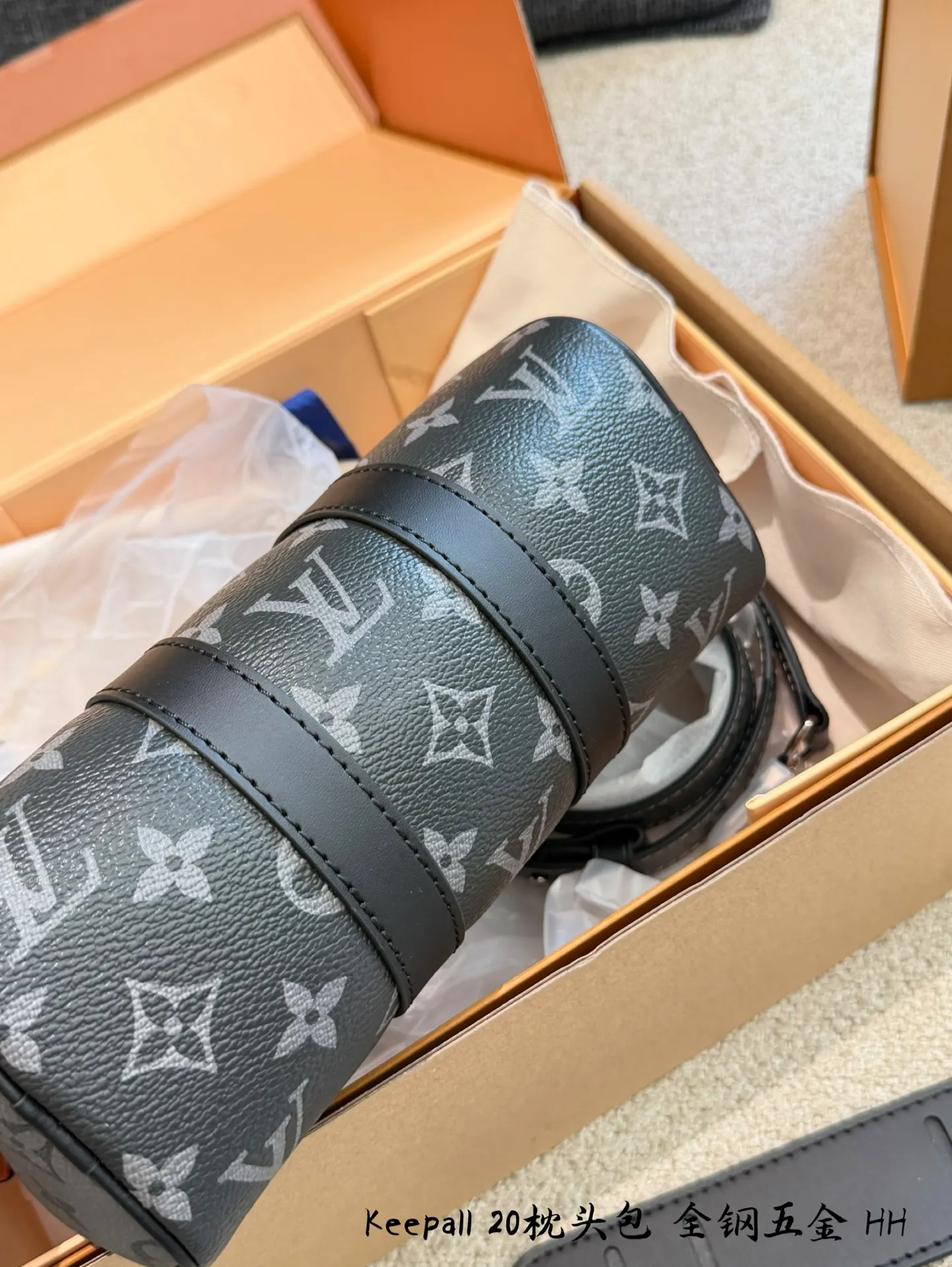 LV Keepall 黑色 牛皮 旅行袋 大容量旅行款
