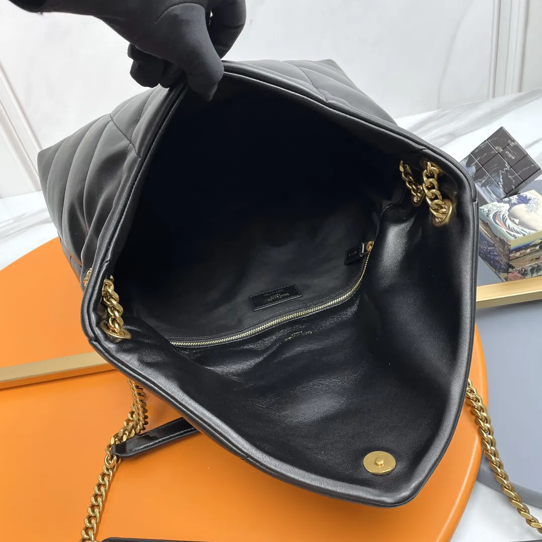 Black Silver Chain Bag