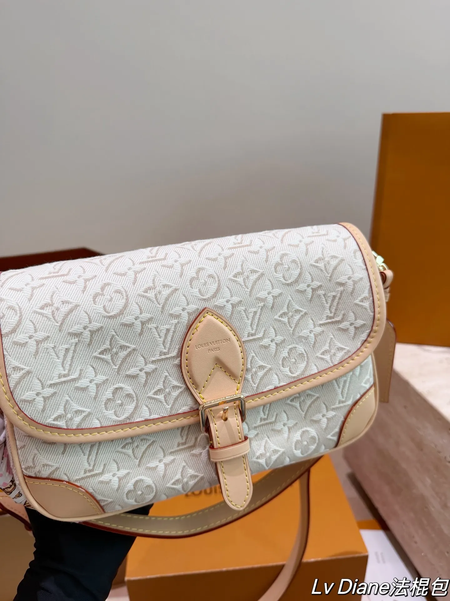 Louis Vuitton 牛仔 單肩包