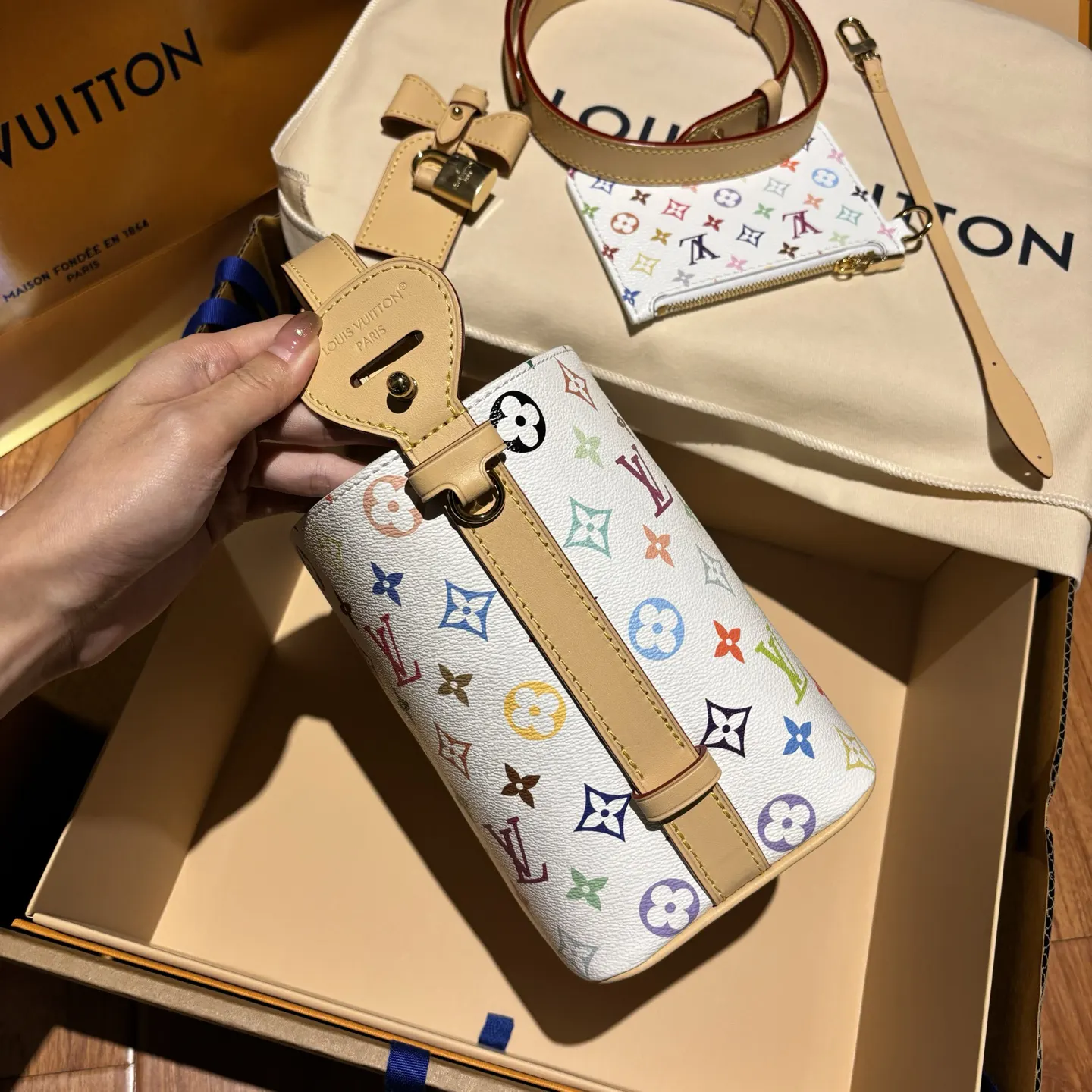 Bucket Bag Casual Leather