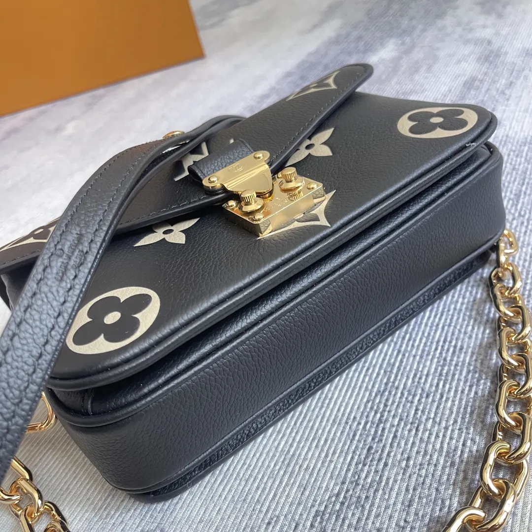 Black Chain Bag Leather