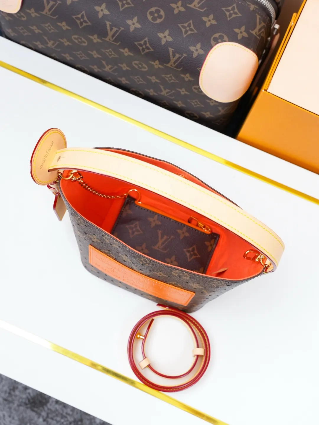 Organizer Pouch Travel Leather
