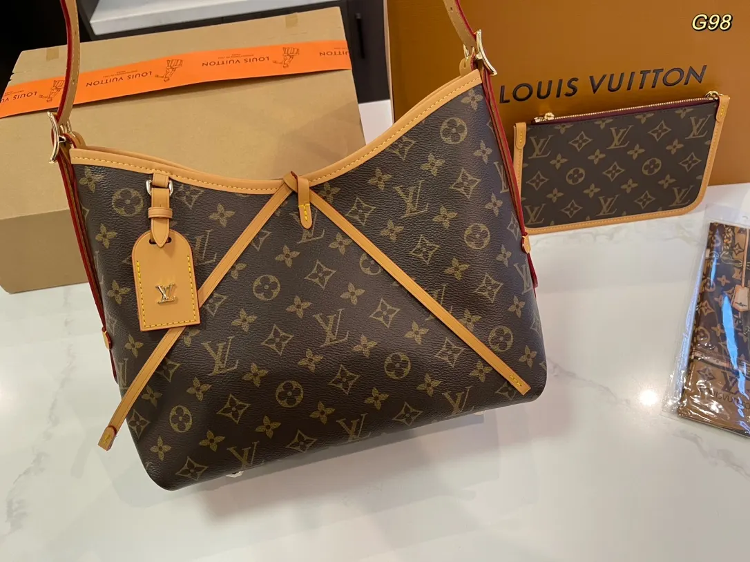 LV CarryAll 帆布 手拿包 精致手拿款