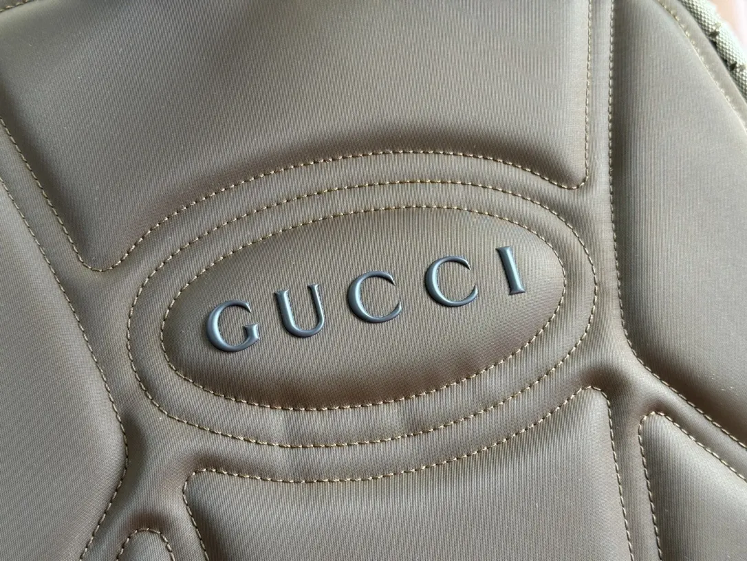 Beige Backpack Leather
