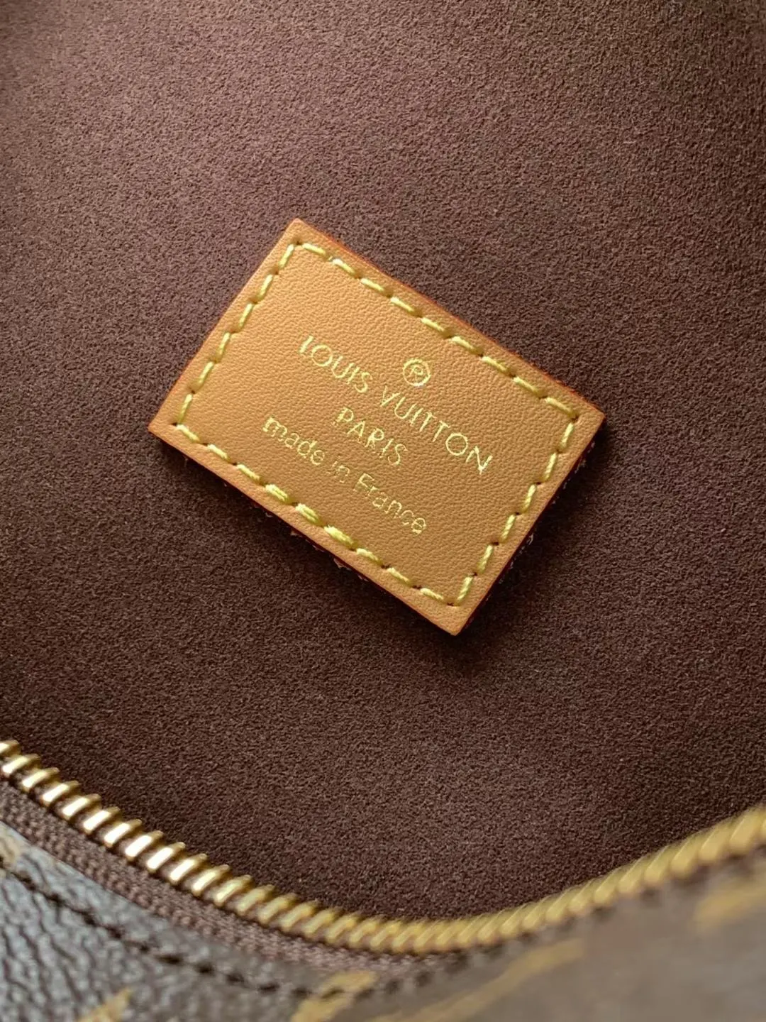 Monogram Chain Bag Leather