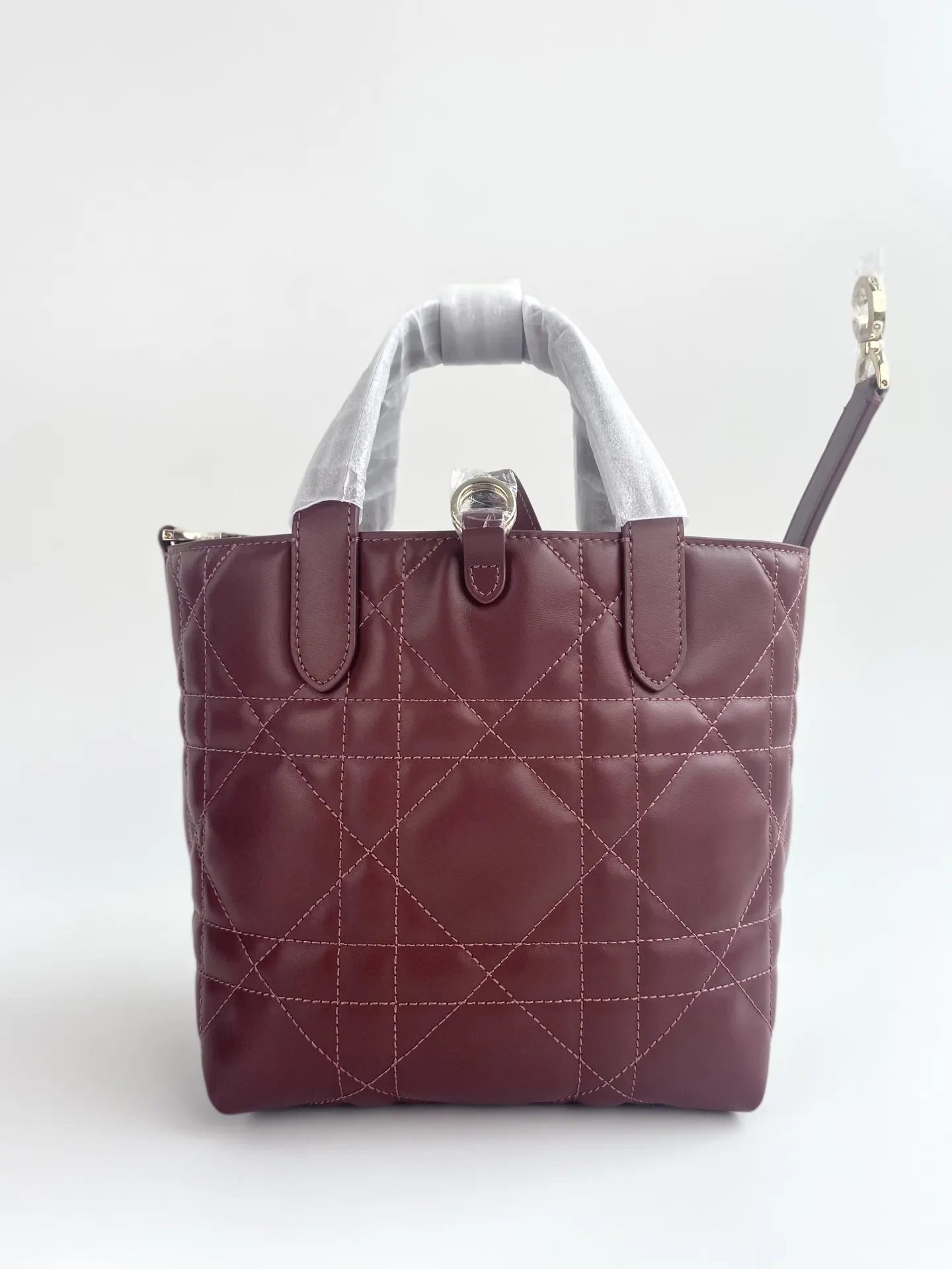 Dior Toujours 红色 皮革 手提包