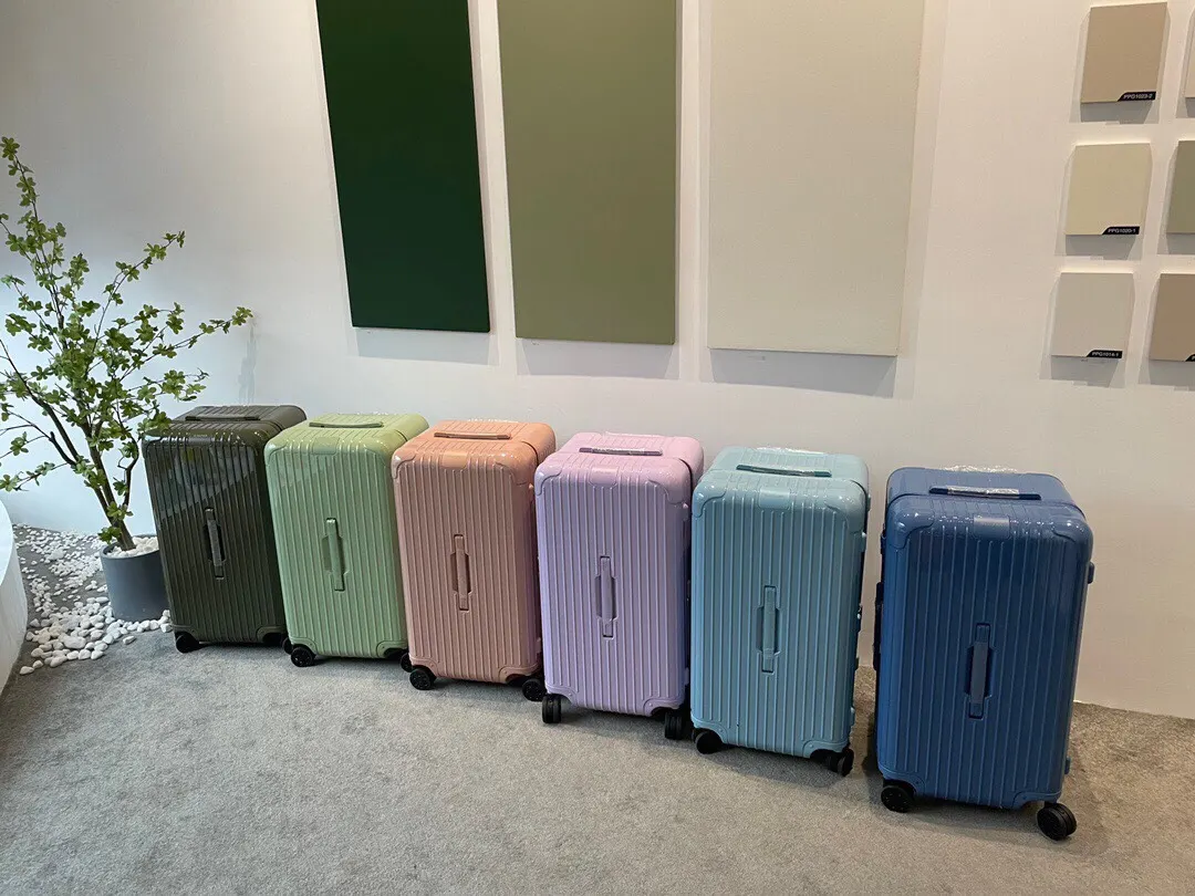 Black White Carry-On Suitcase Travel Lightweight