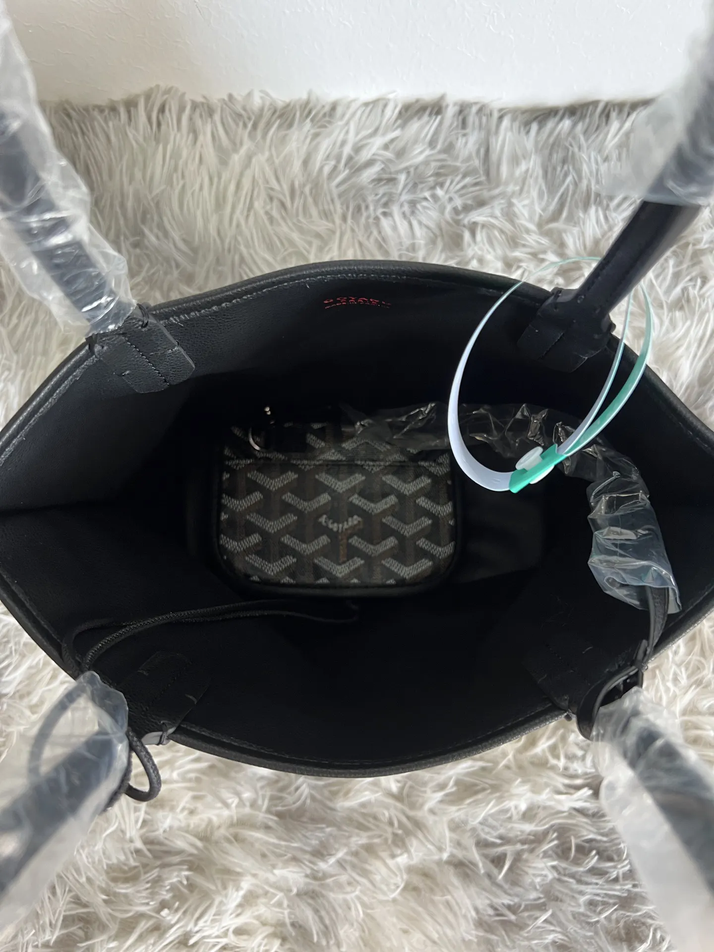 Black Tote Bag Leather