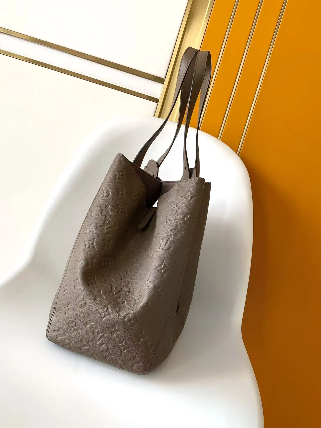 Louis Vuitton Black Red Tote Bag