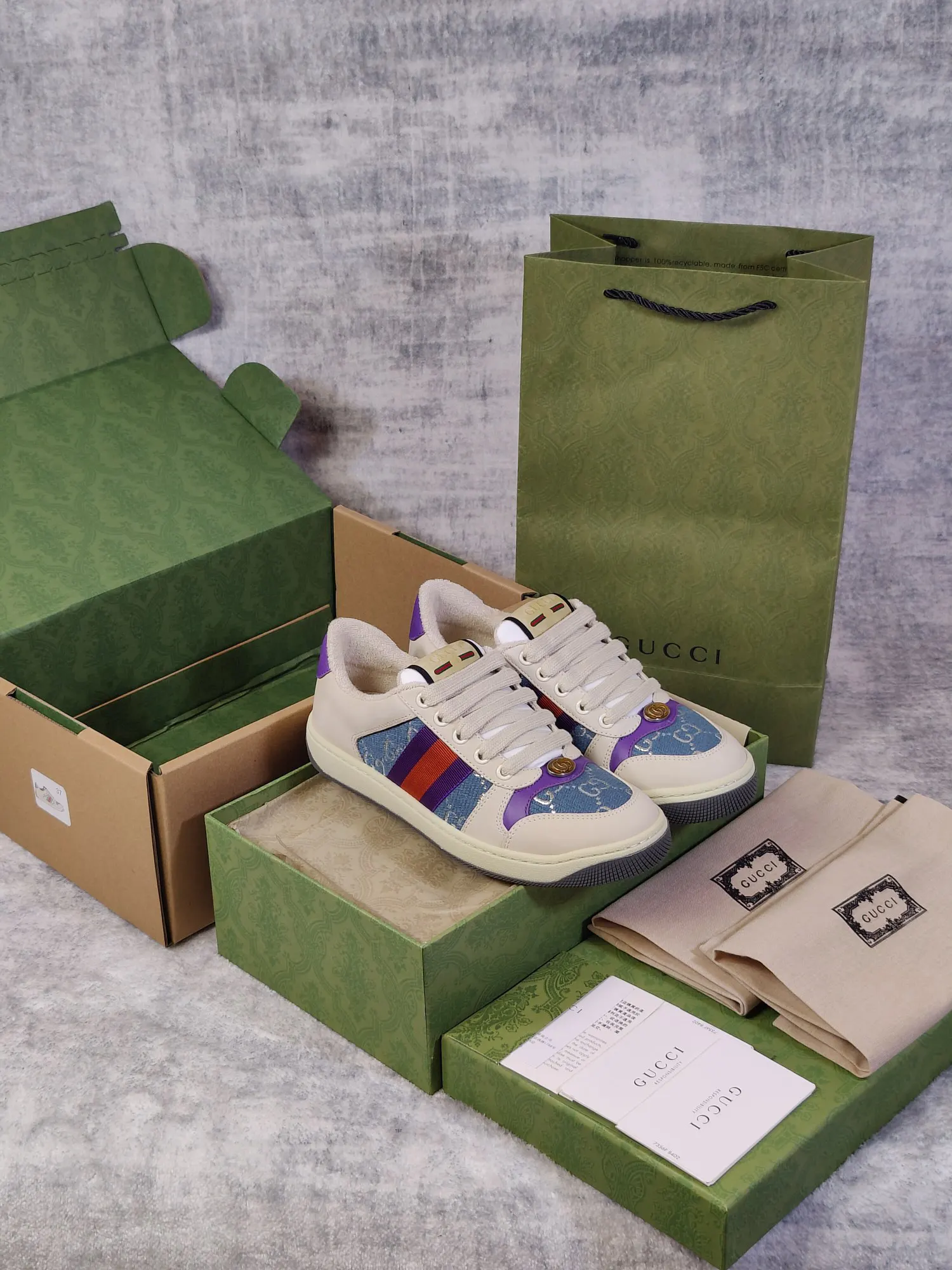 Gucci Logo休闲运动鞋 百搭款