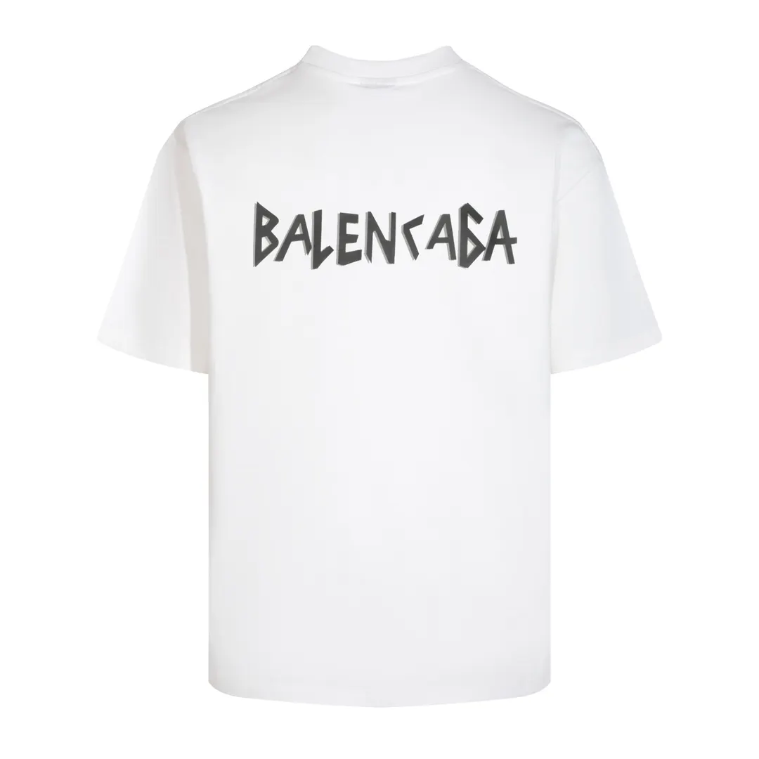Balenciaga Black Short Sleeve T-Shirt Loose