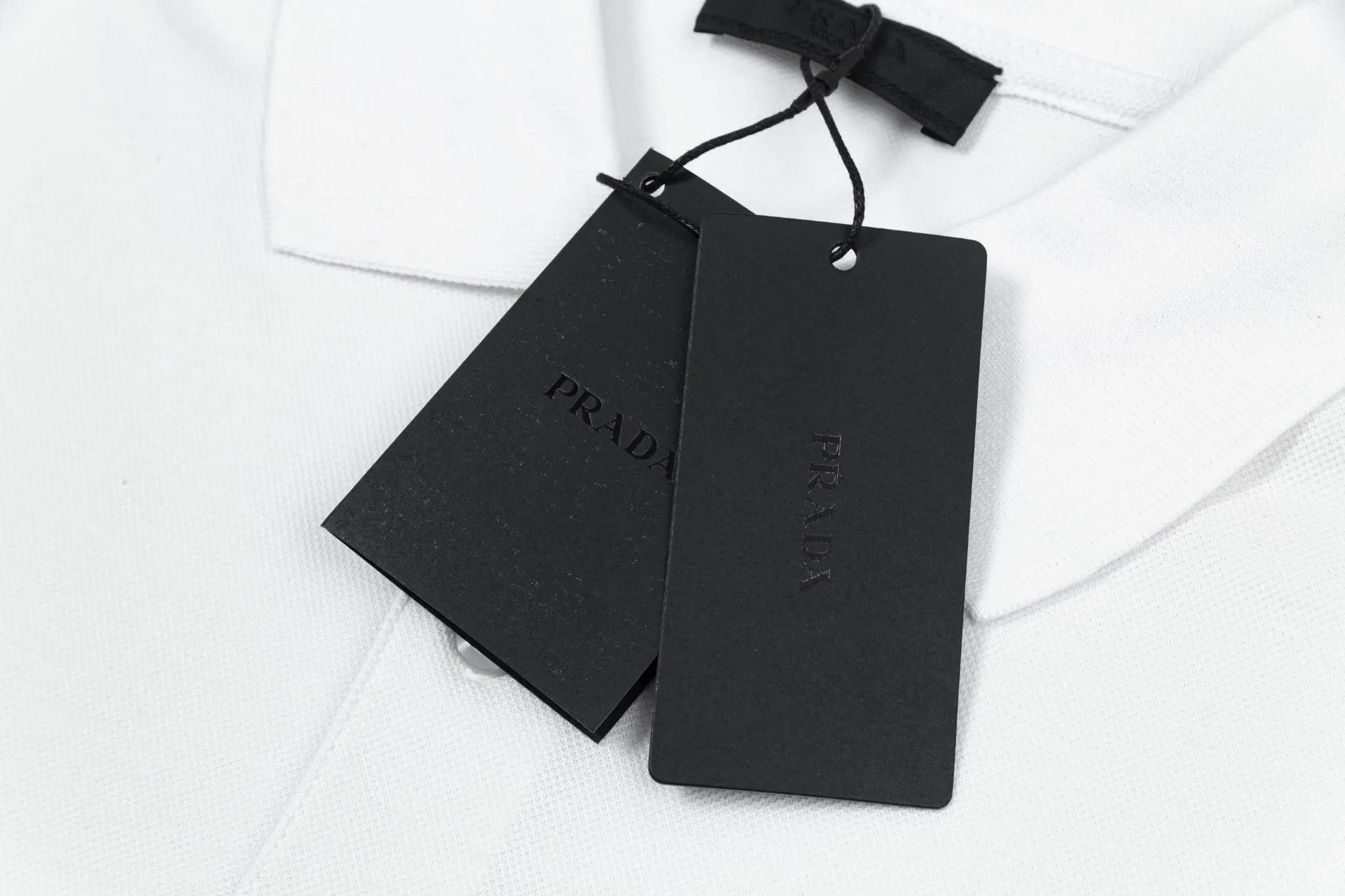 Prada 三角标 棉质 Polo衫