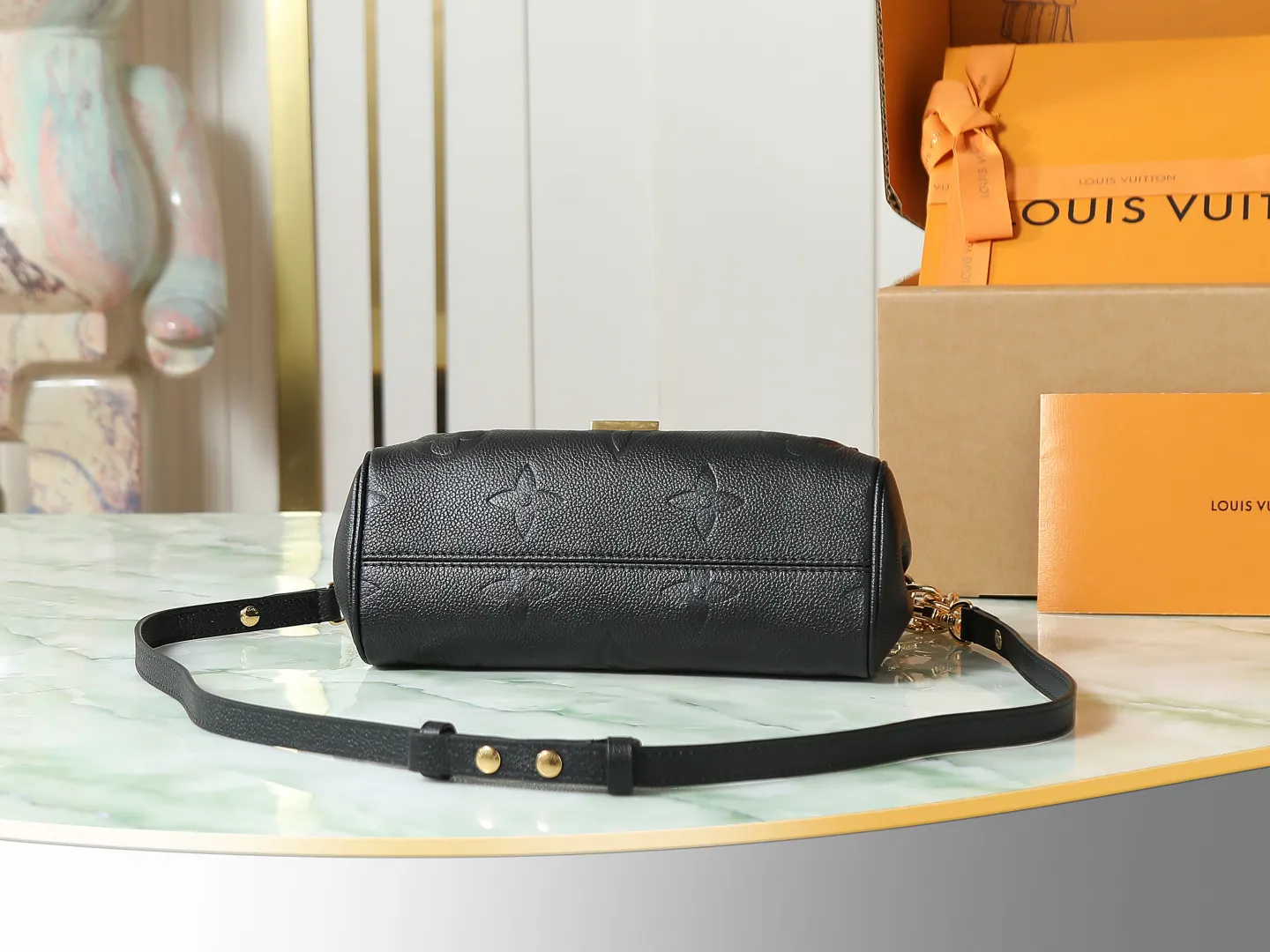 Louis Vuitton Black Chain Bag