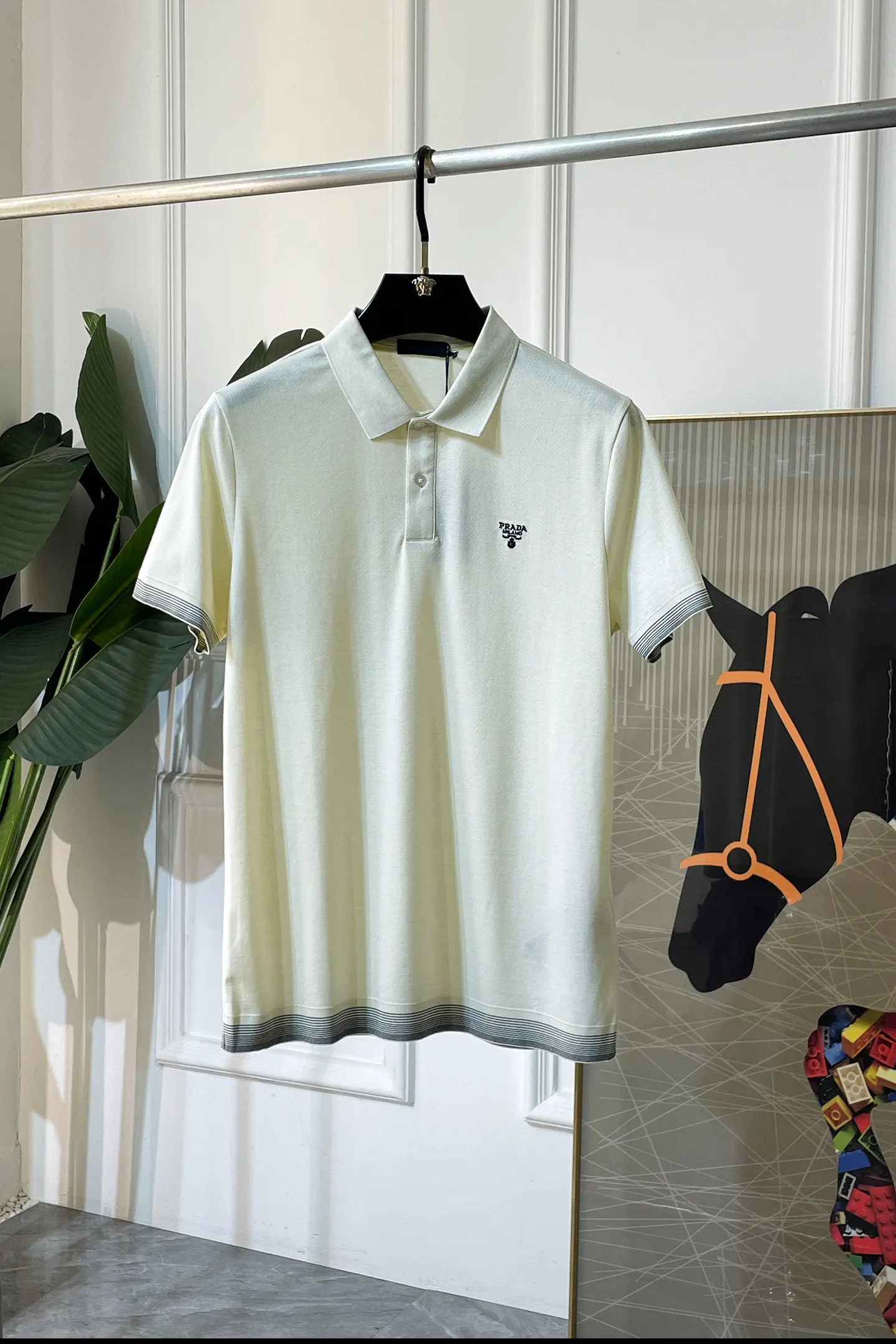Prada 棉质 Logo Polo衫