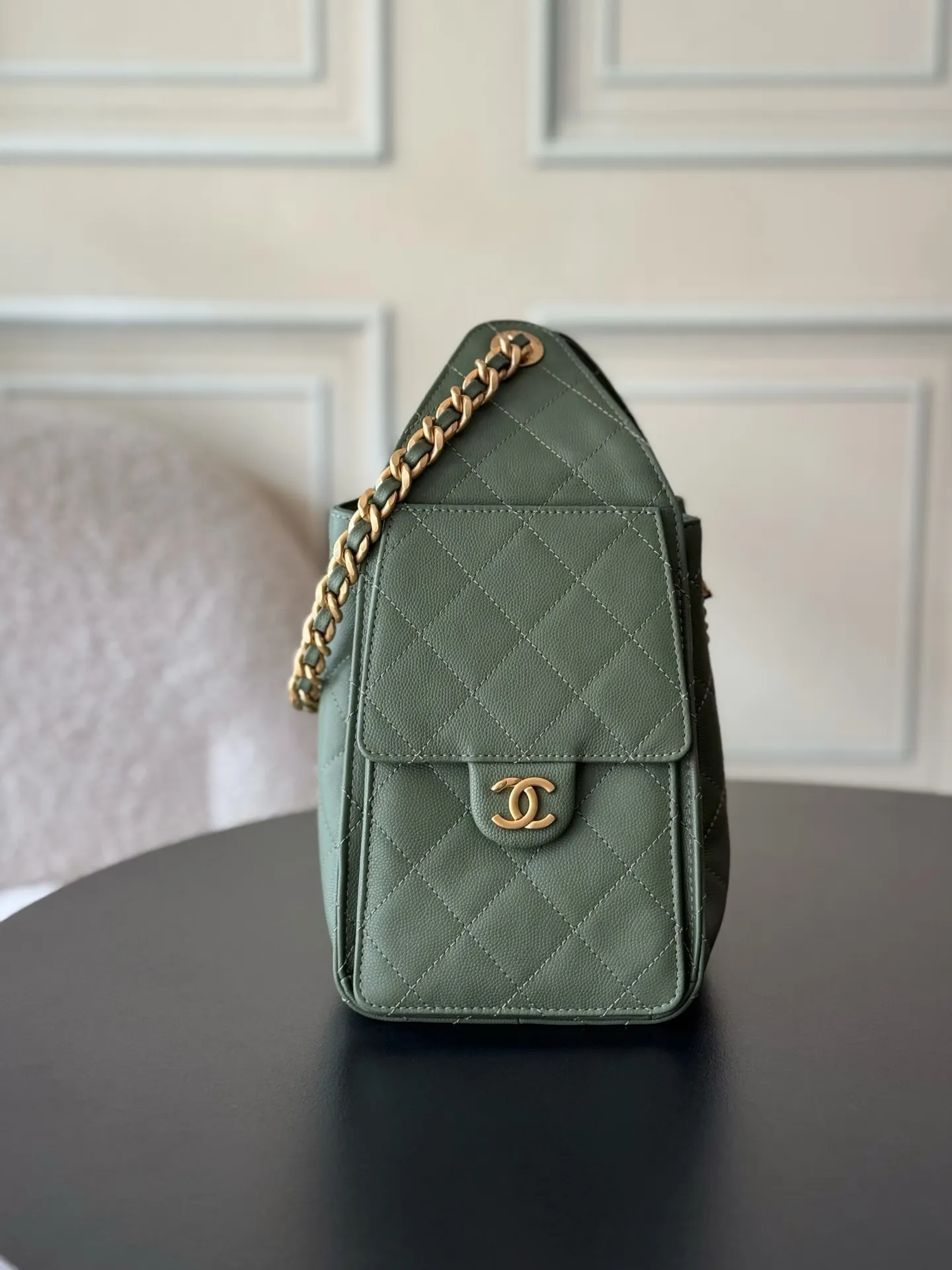 Chanel Hobo Shoulder Bag Vintage Leather