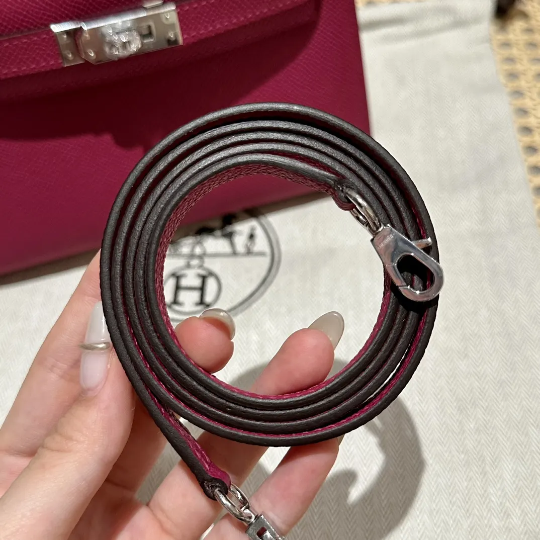 Hermès Kelly Mini Epsom掌纹牛皮 斜挎包 19cm