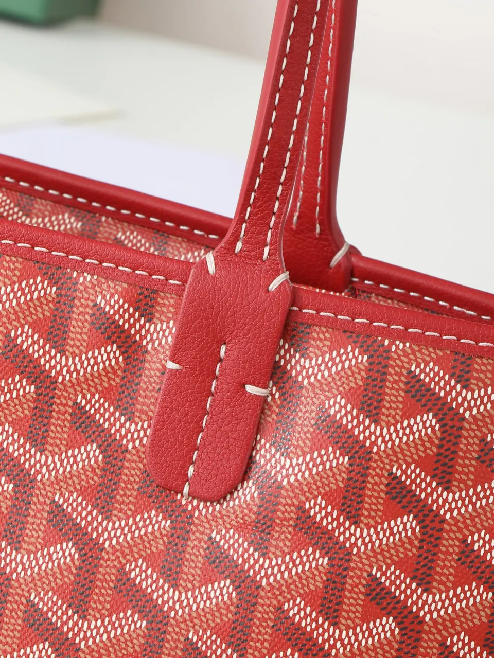 Goyard 紅色 皮革 托特包 大容量托特款