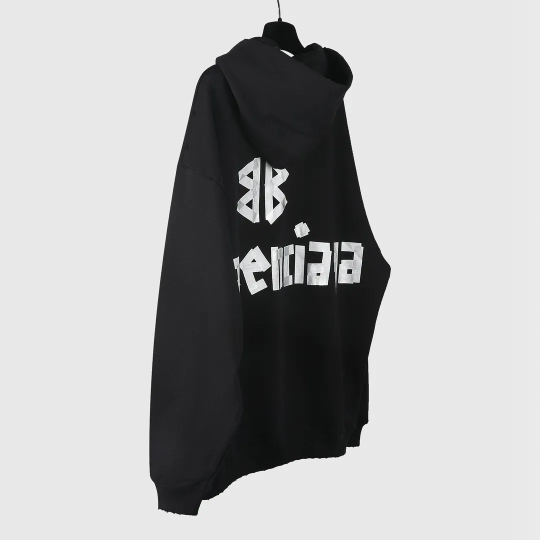 Balenciaga Logo 衛衣 黑色