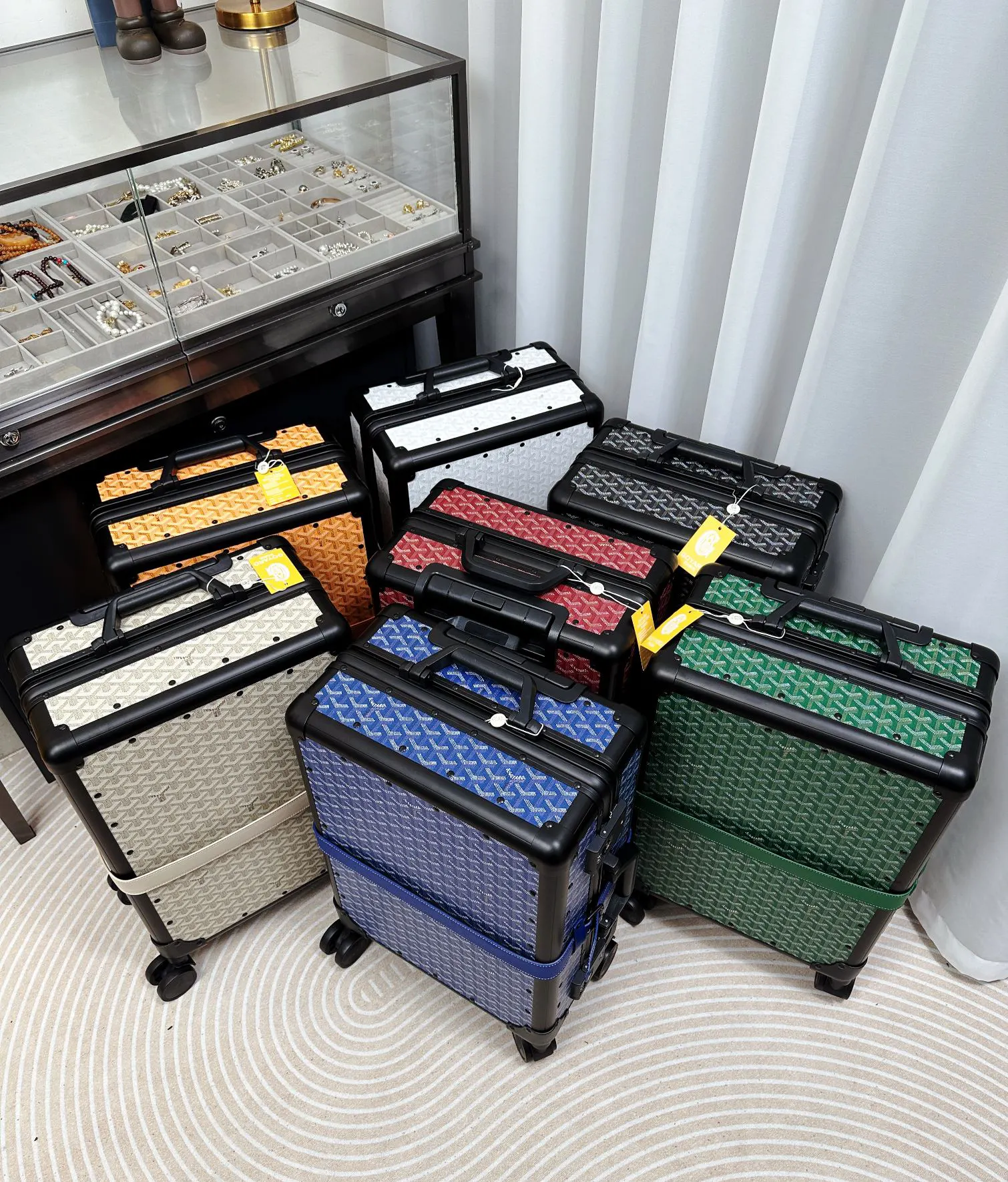 Goyard 戈雅 行李箱 拉杆箱 時尚新宠 復古形的 旅行拉杆款 輕便出行款