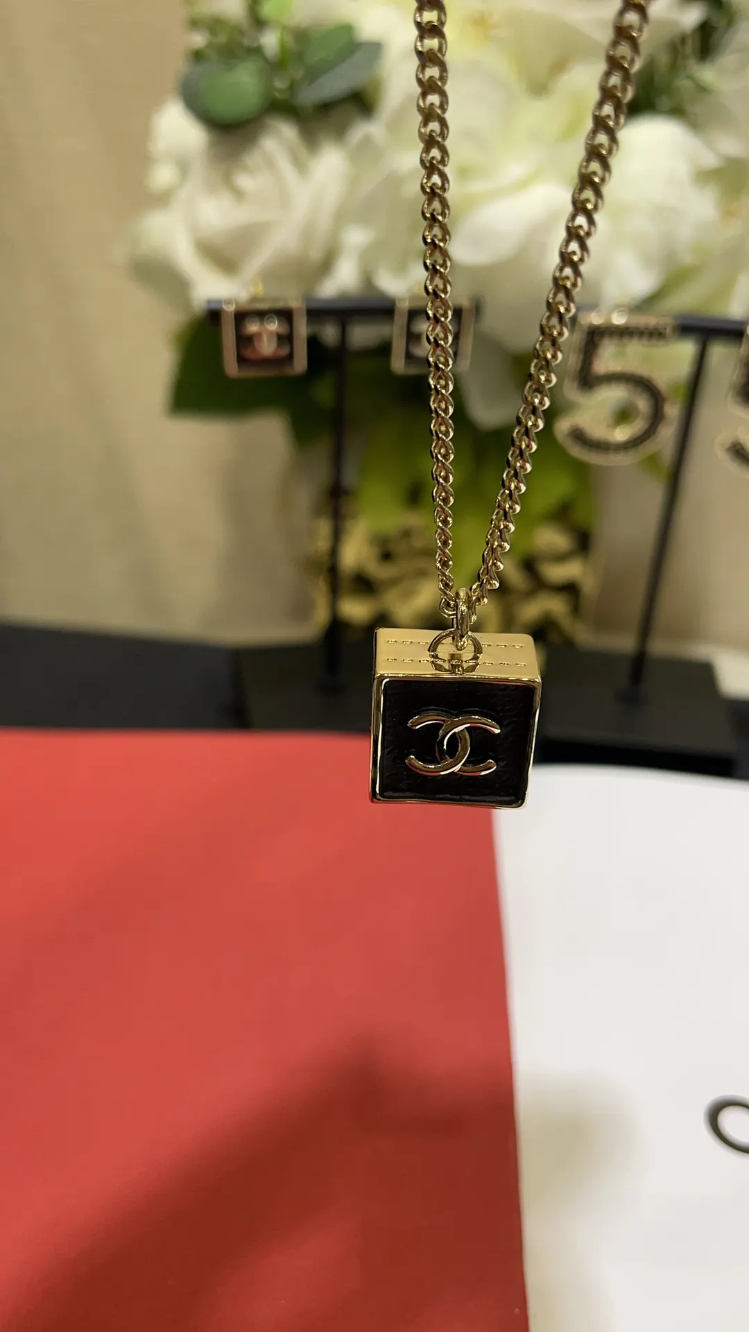 Chanel Black Gold Necklace