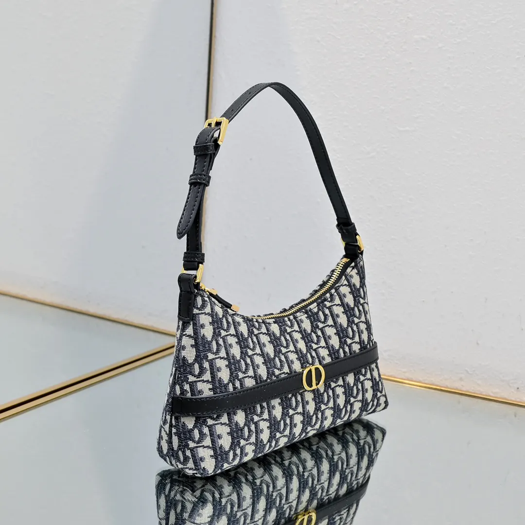 Dior Caro Oblique 白色 手提包