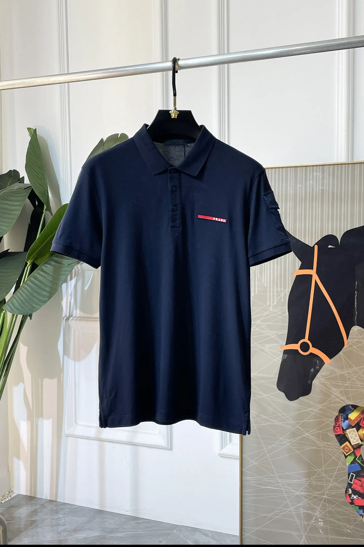 Prada 棉质 Logo Polo衫