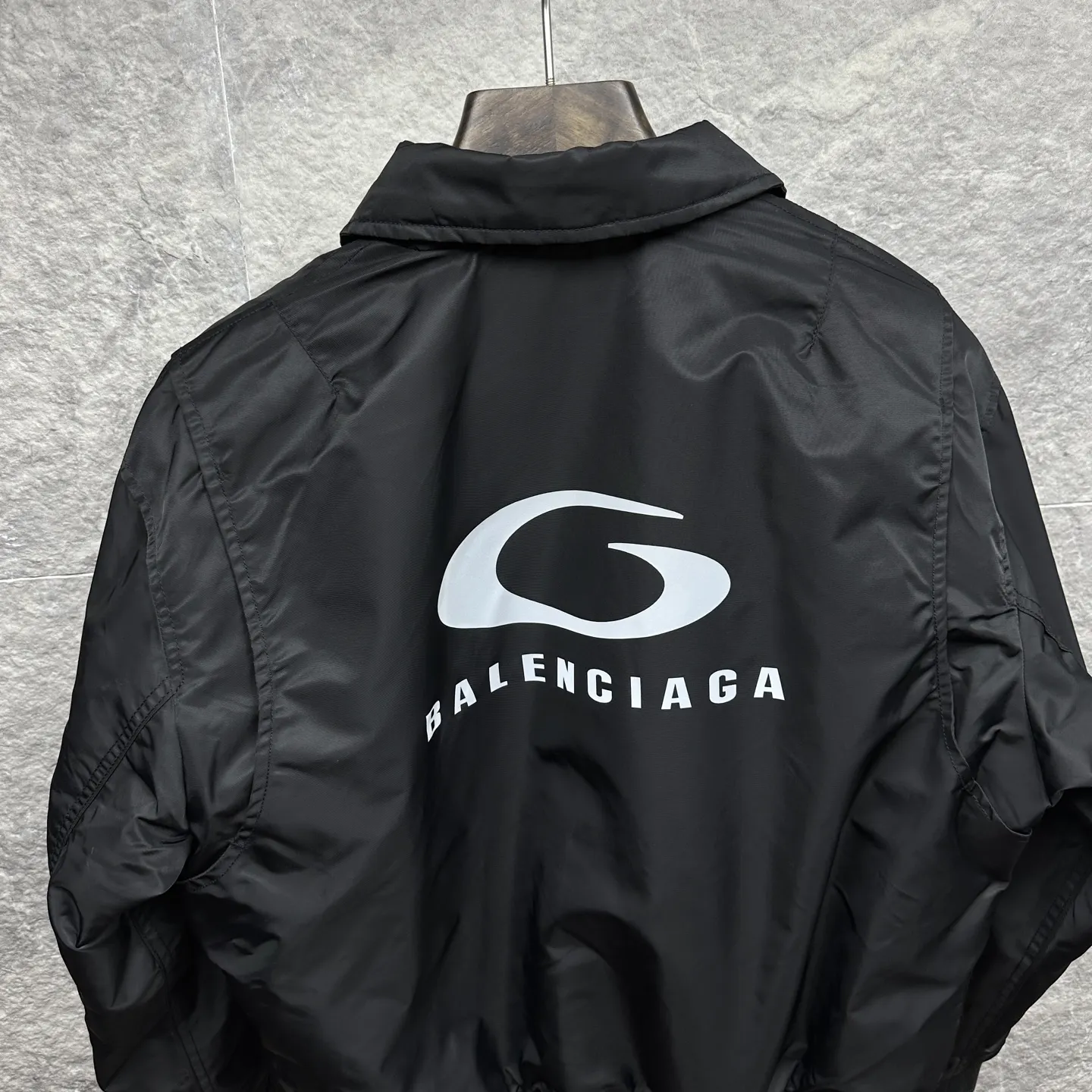 Balenciaga 黑色 純棉 Logo 外套