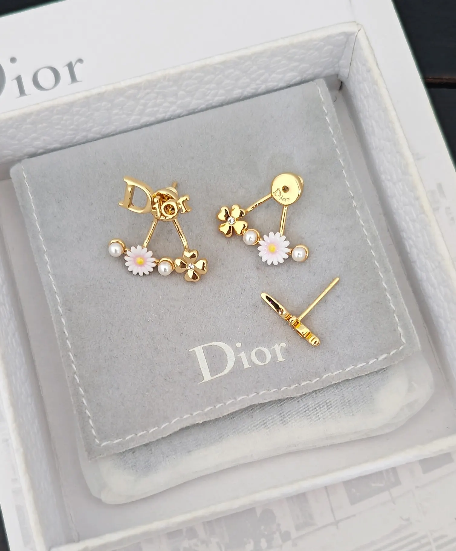 Dior 黑色CD星星发夹 礼盒款