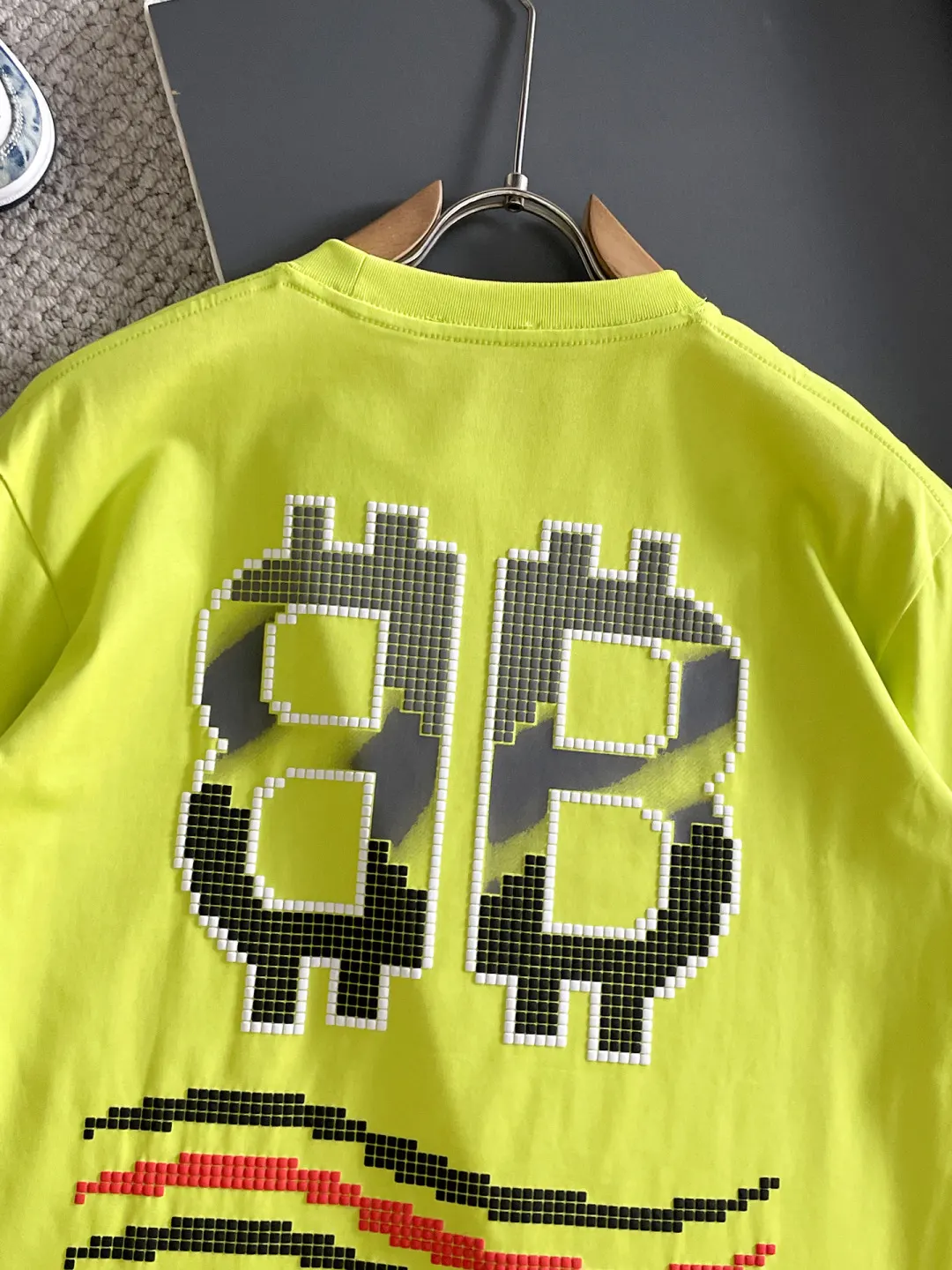 Balenciaga 黑色 纯棉 Logo 短袖T恤