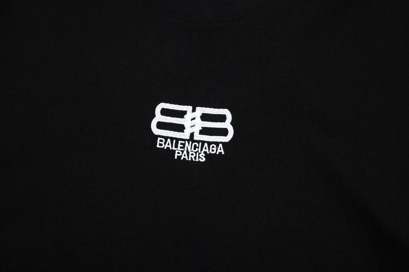 Balenciaga 黑色 Logo 短袖T恤