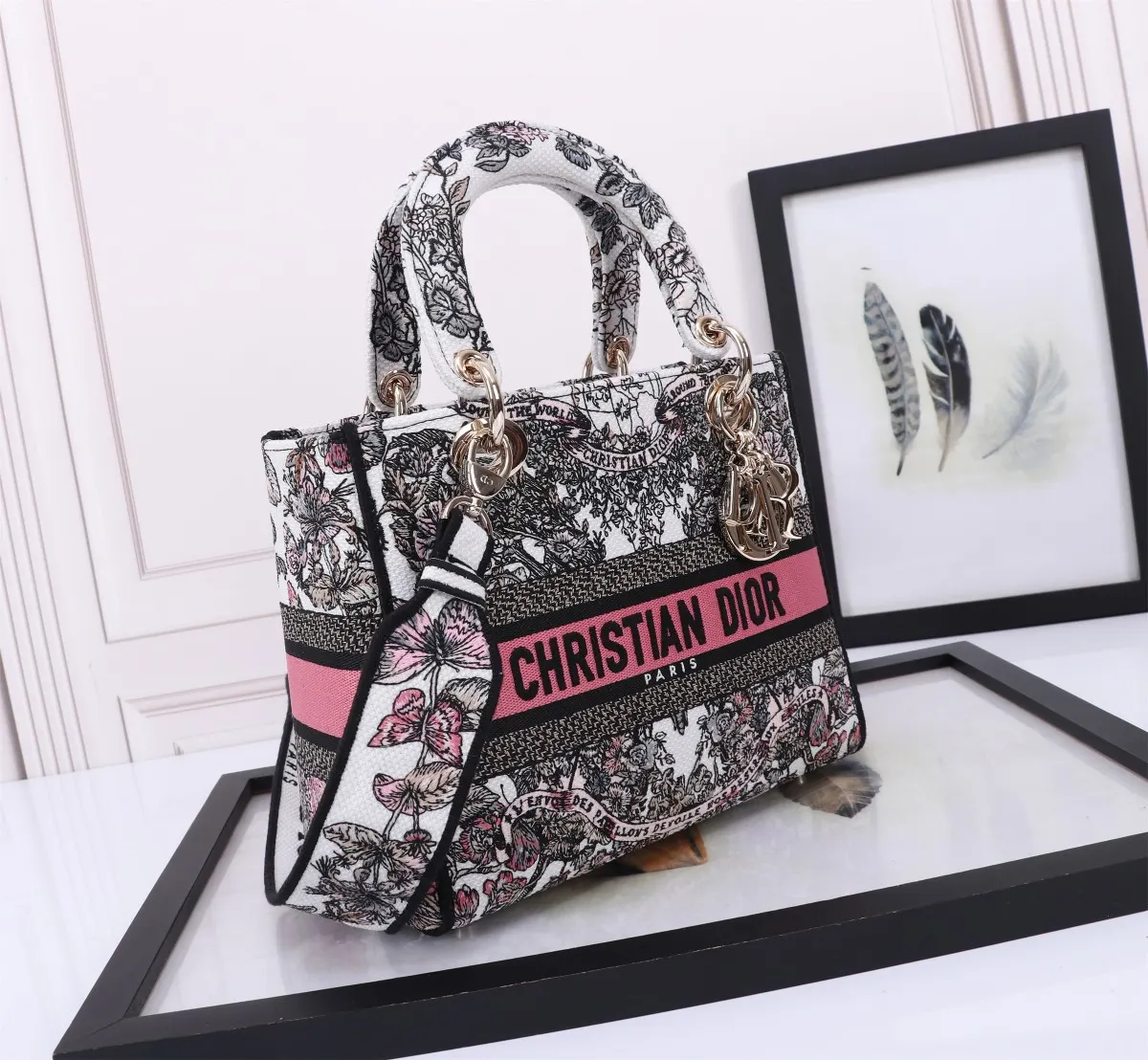 White Green Crossbody Bag Lightweight
