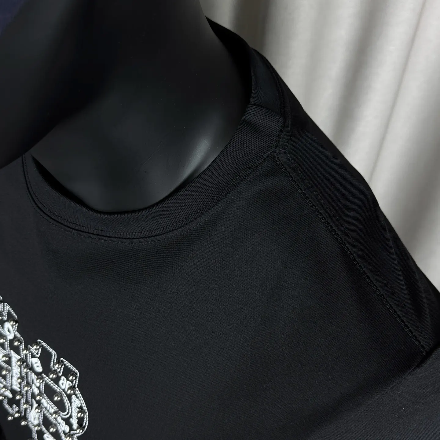 Balenciaga Black Cotton Logo Short Sleeve T-Shirt Street