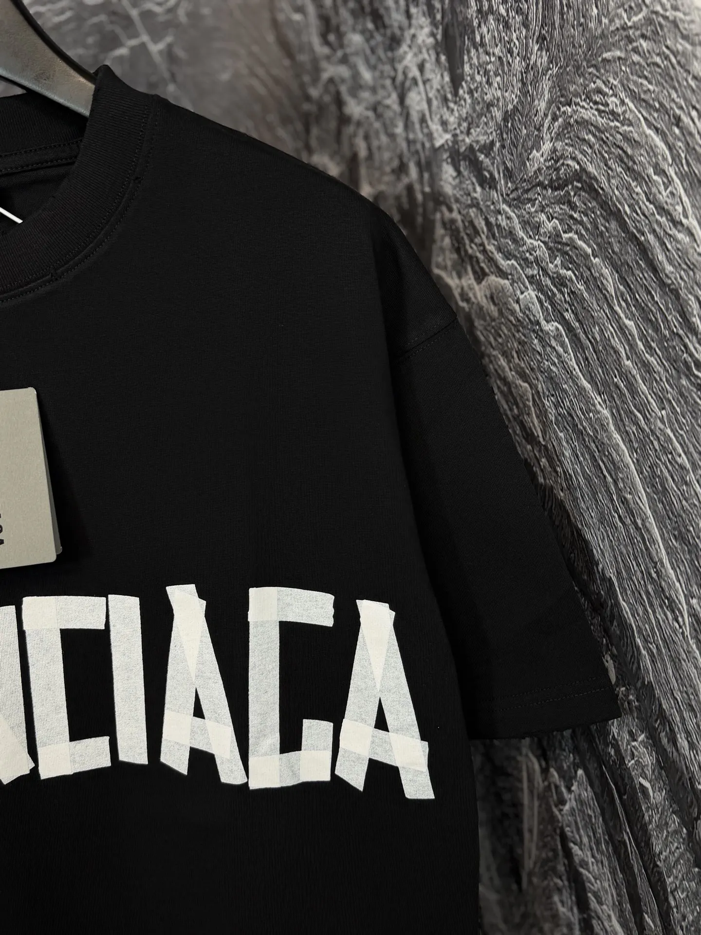 Balenciaga Black Short Sleeve T-Shirt Street