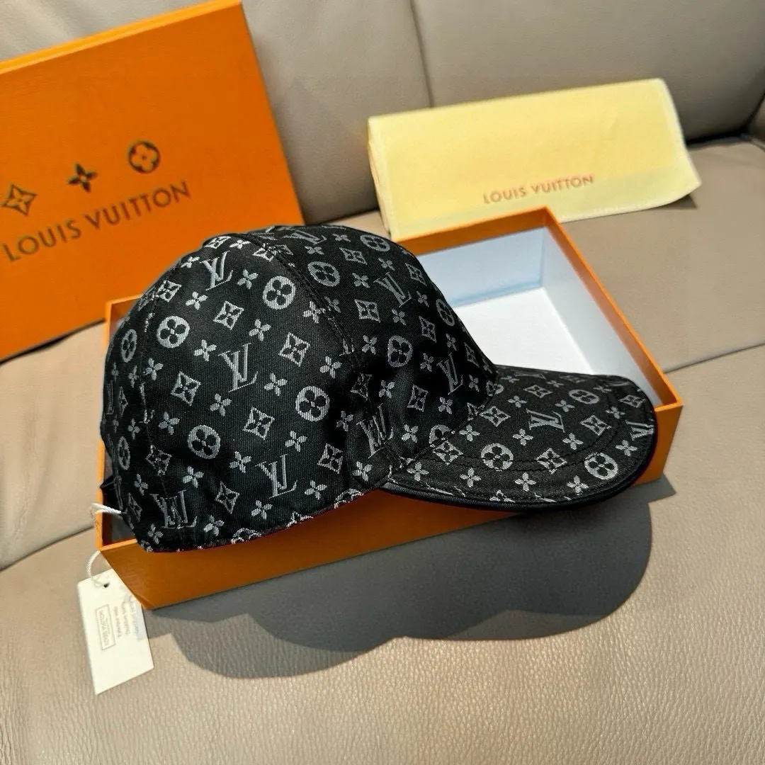 LV 提花 牛皮 棒球帽 日常休闲款