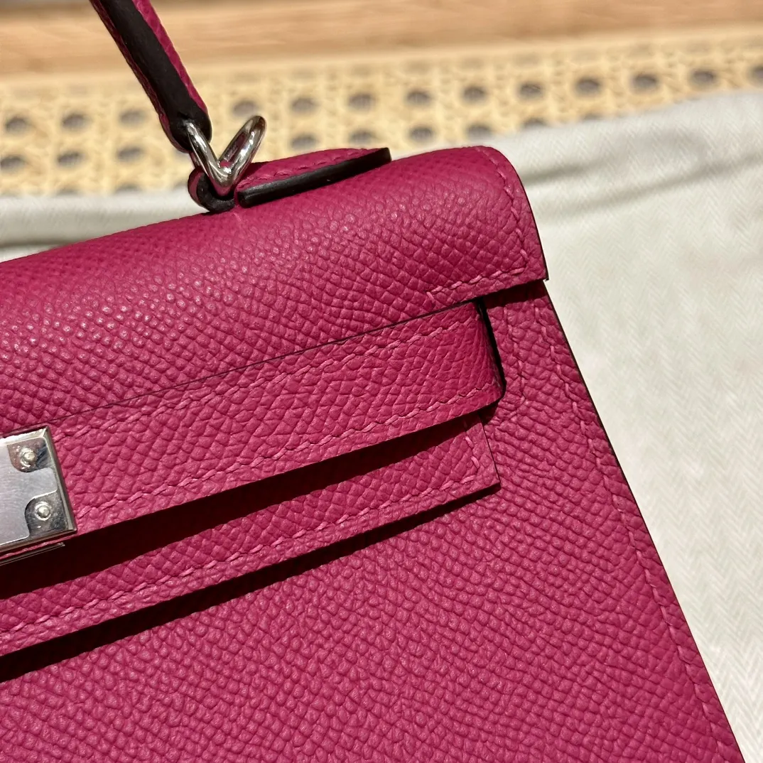 Hermès Kelly Mini Epsom掌纹牛皮 斜挎包 19cm