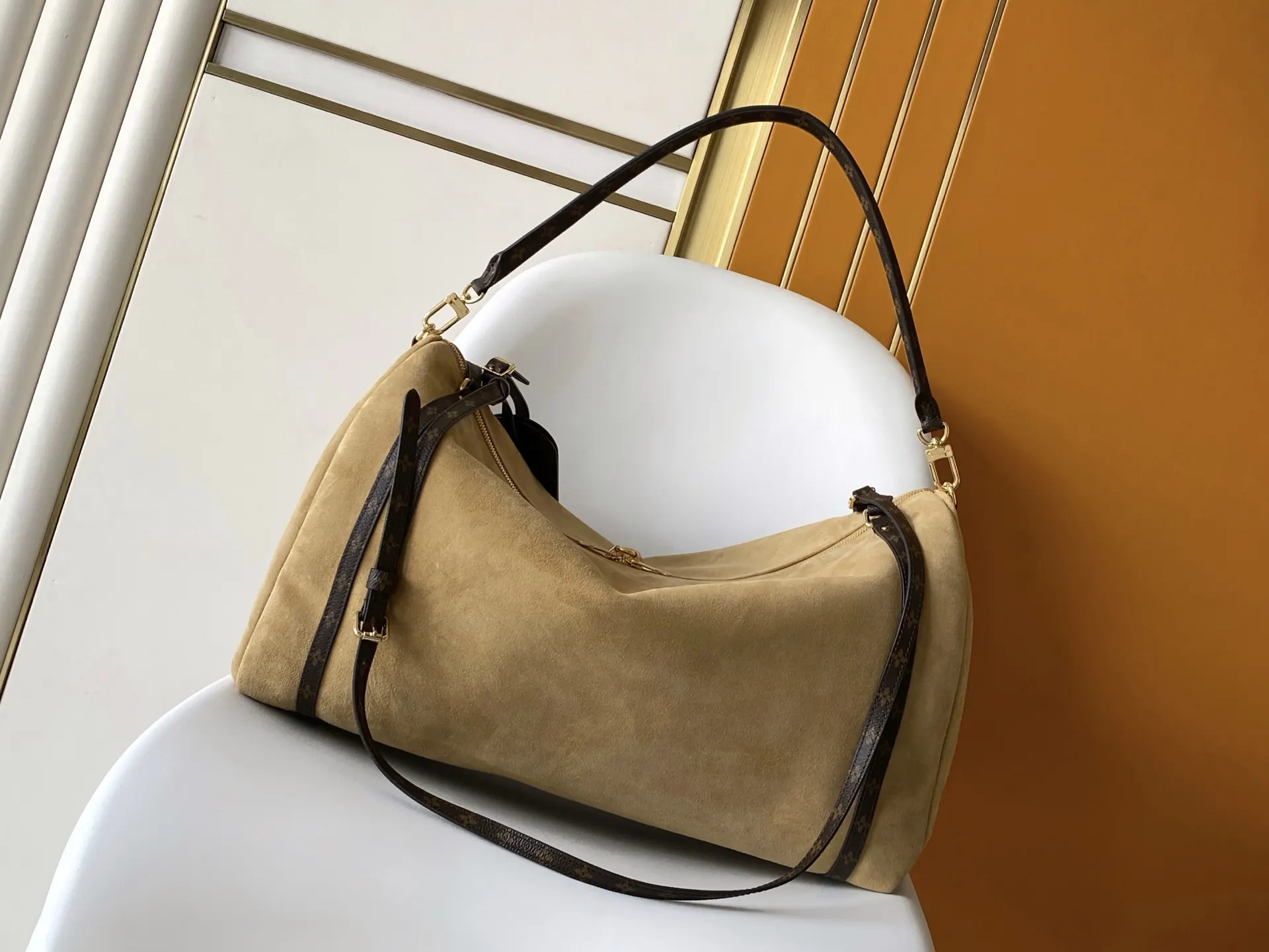 Keepall 黑色 牛皮 旅行袋 大容量旅行款