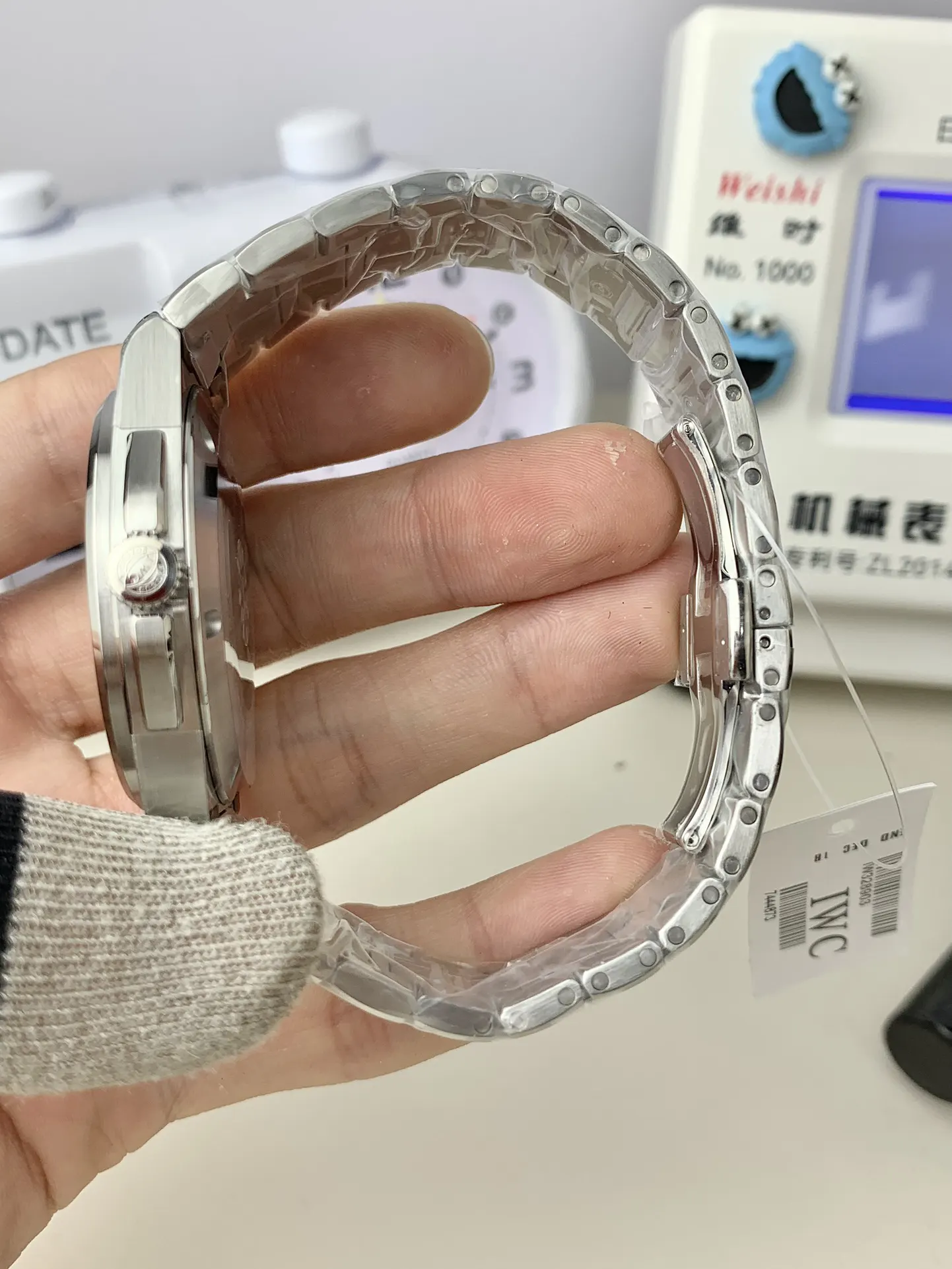 菲达出品 万国工程师 蓝盘 菲 手表 经典腕表款
