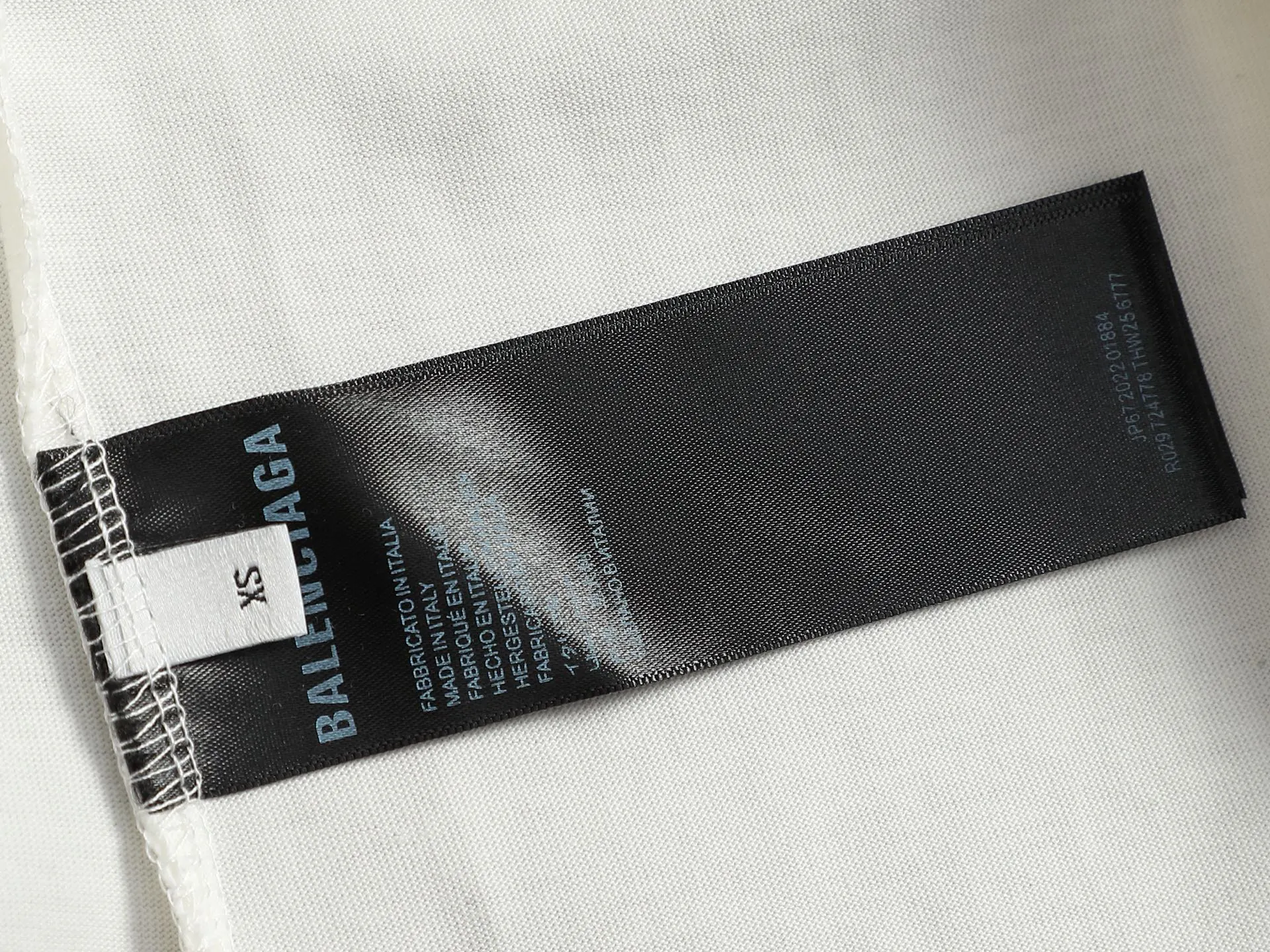 Balenciaga Black Logo Short Sleeve T-Shirt Street