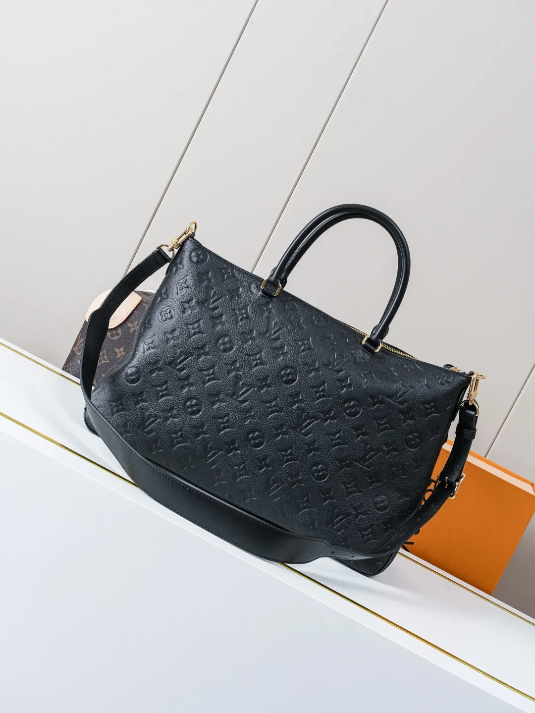 Gold Tote Bag Leather