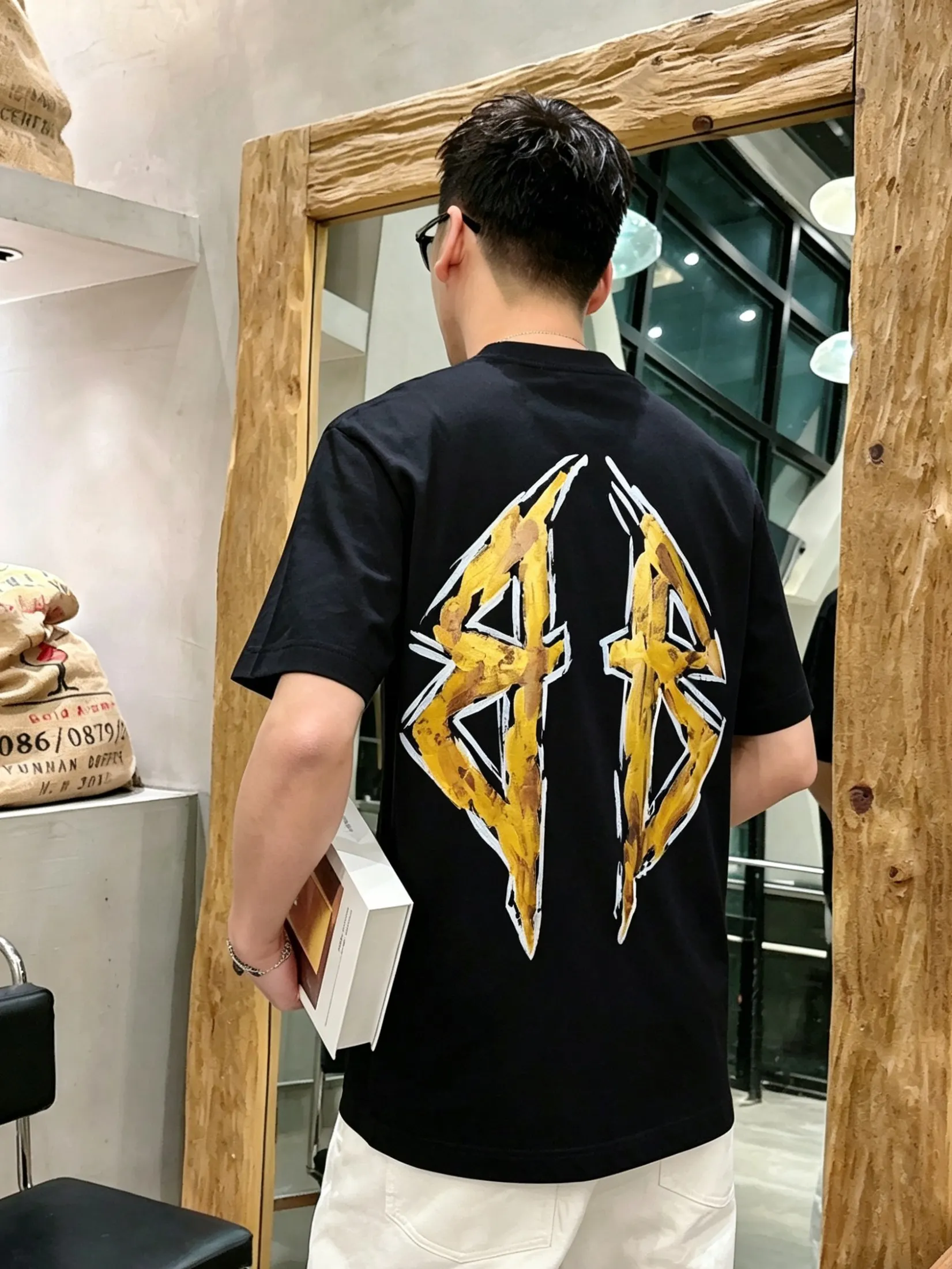Balenciaga 2026 Spring Summer Logo Letter Short Sleeve T-Shirt Street