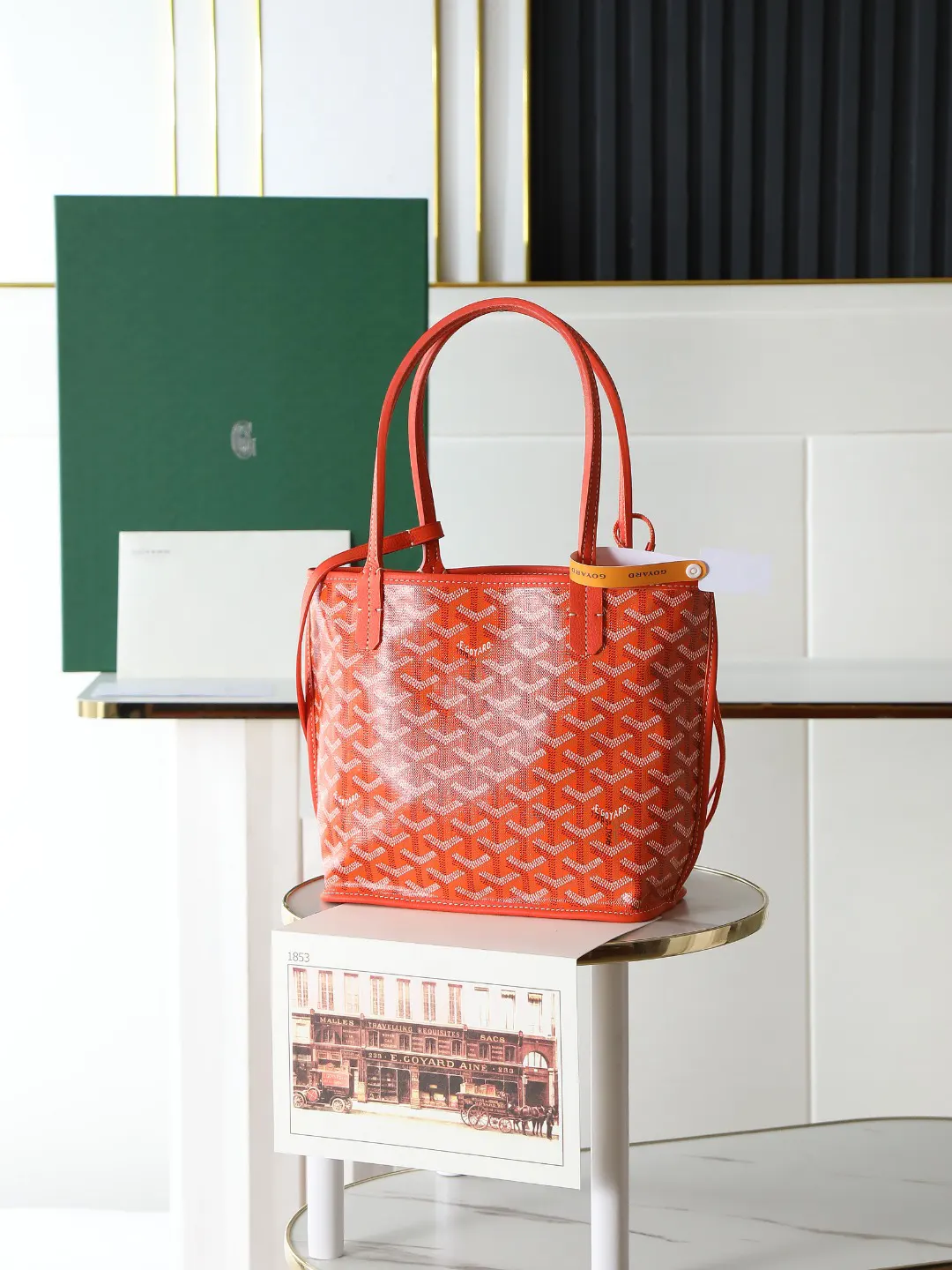 Goyard 灰色 小牛皮 手提包 通勤手提款