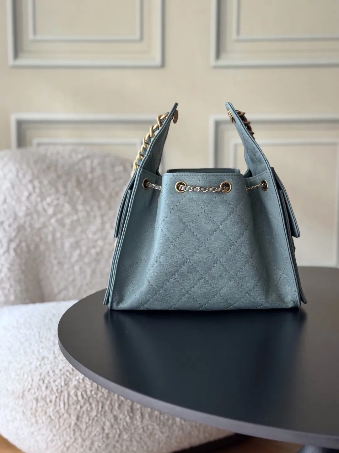 CHANEL Hobo 背景～区别于市场普通货 法国 腋下包 复古腋下背款