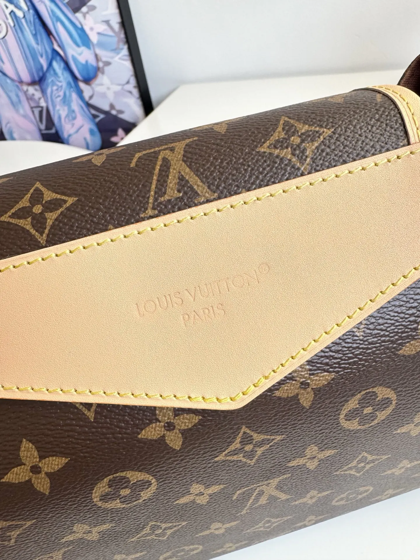 LV 帆布 双肩包 实用双肩款