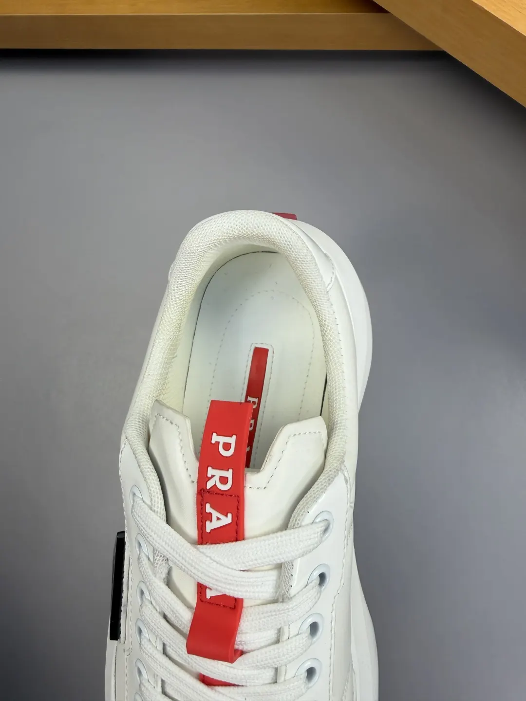 Prada Sneakers Canvas Leather