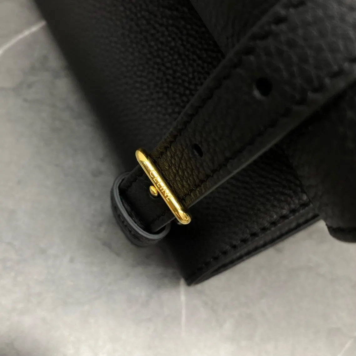 Celine 黑色 牛皮 托特包 大容量托特款